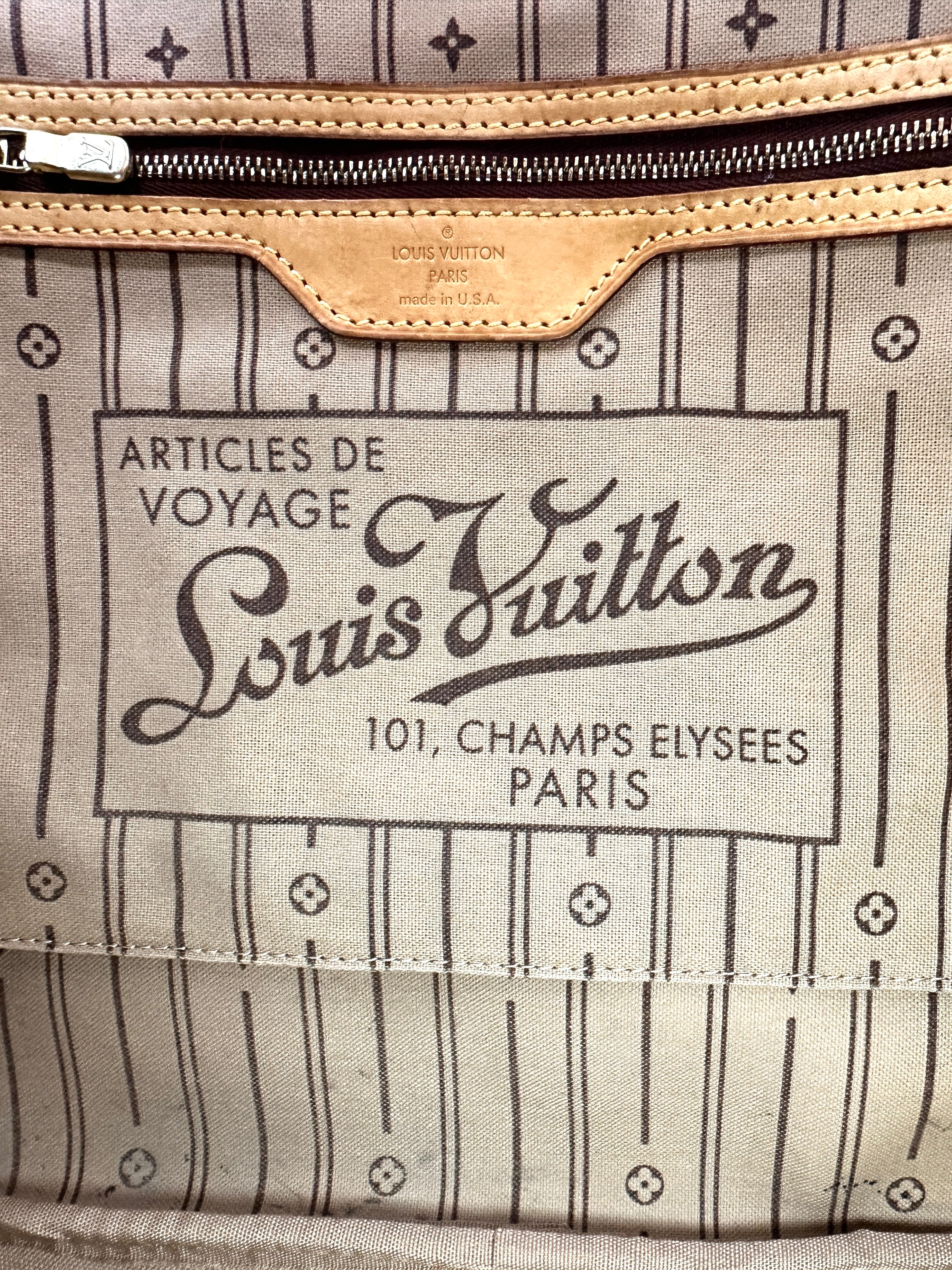 Louis Vuitton Neverfull Monogram Canvas Shoulder Bag LV2647