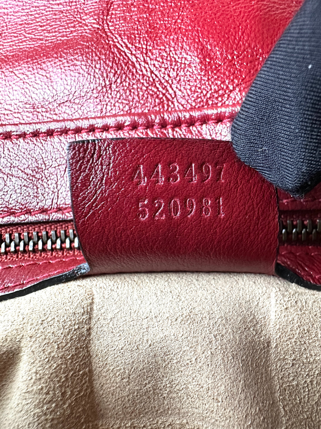 Gucci GG Marmont Black Leather Flap Bag With Red Trim GG930