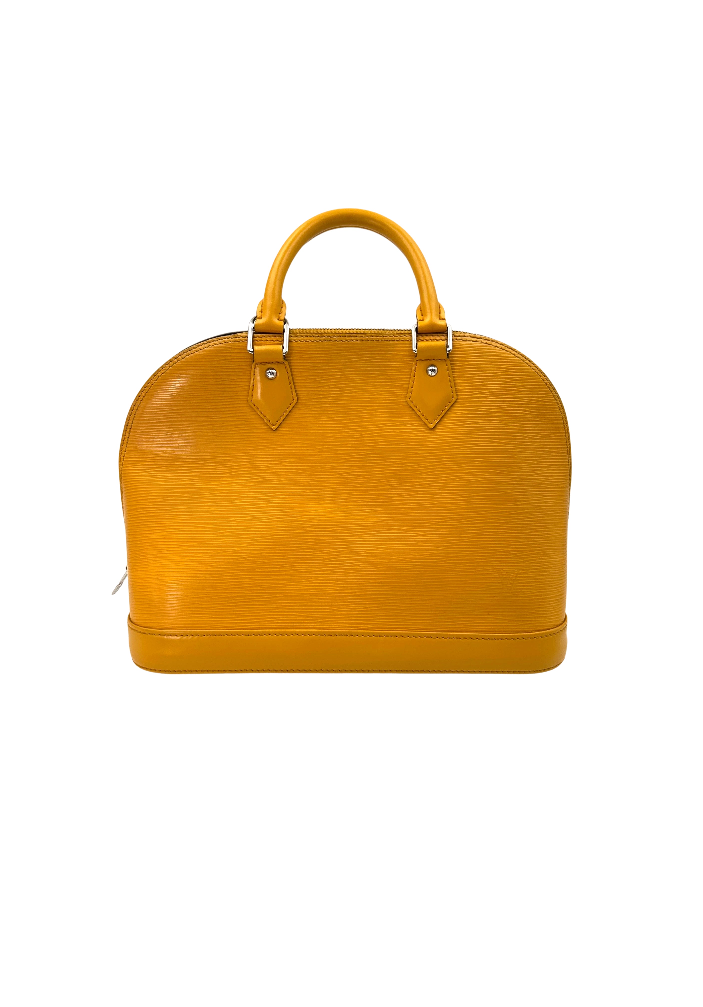 Louis Vuitton Alma Yellow Epi Leather Handle Bag LV2657