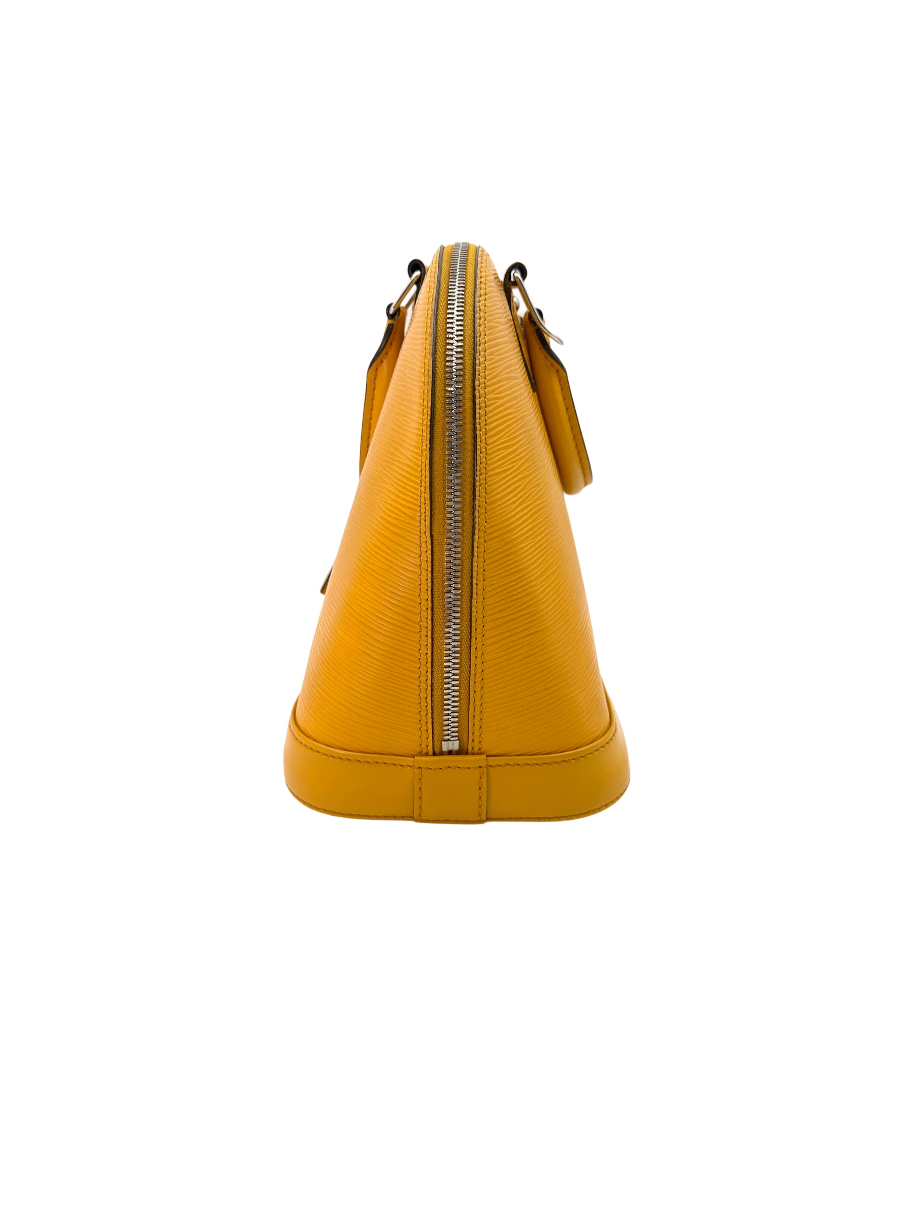 Louis Vuitton Alma Yellow Epi Leather Handle Bag LV2657