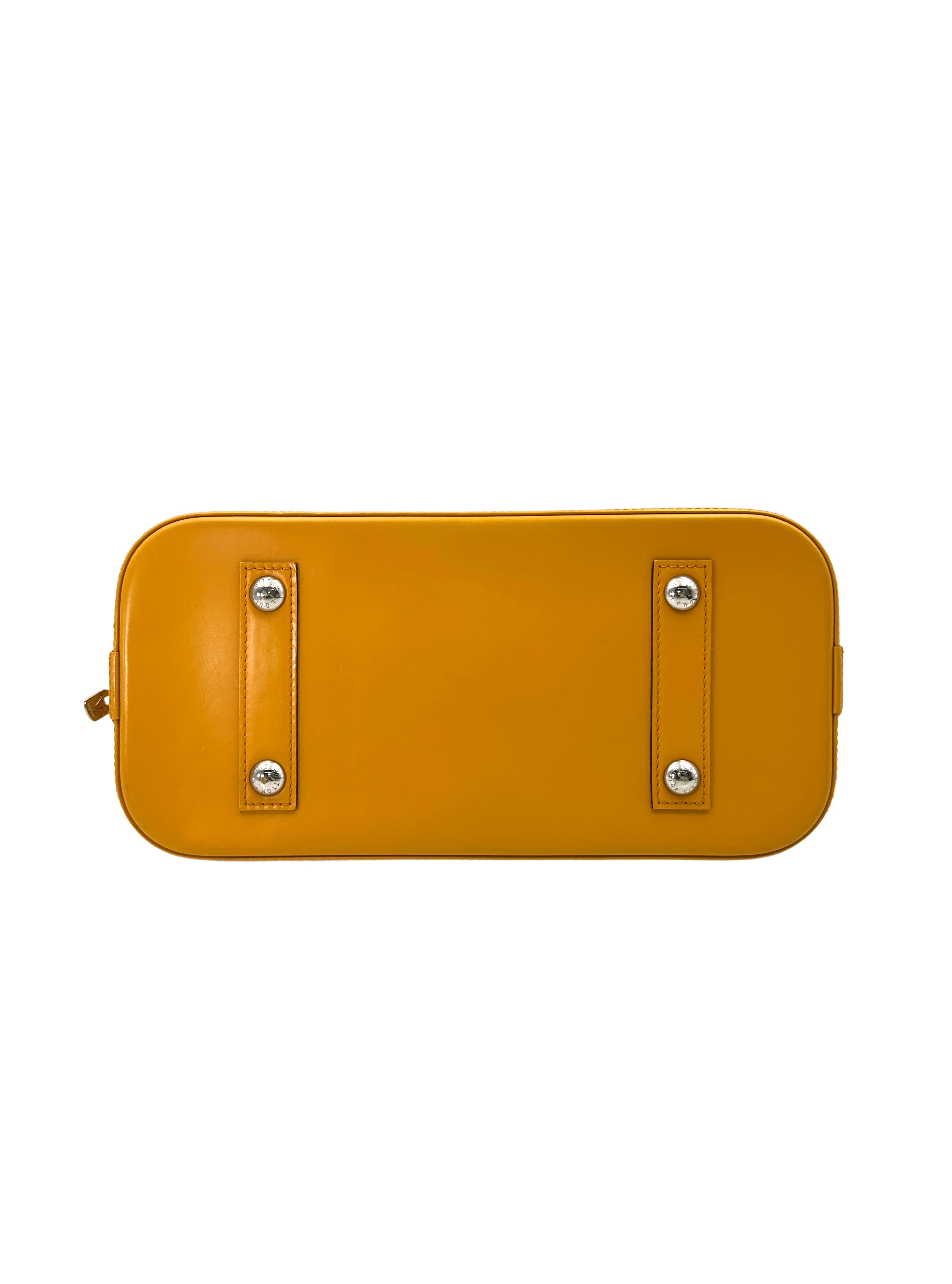 Louis Vuitton Alma Yellow Epi Leather Handle Bag LV2657