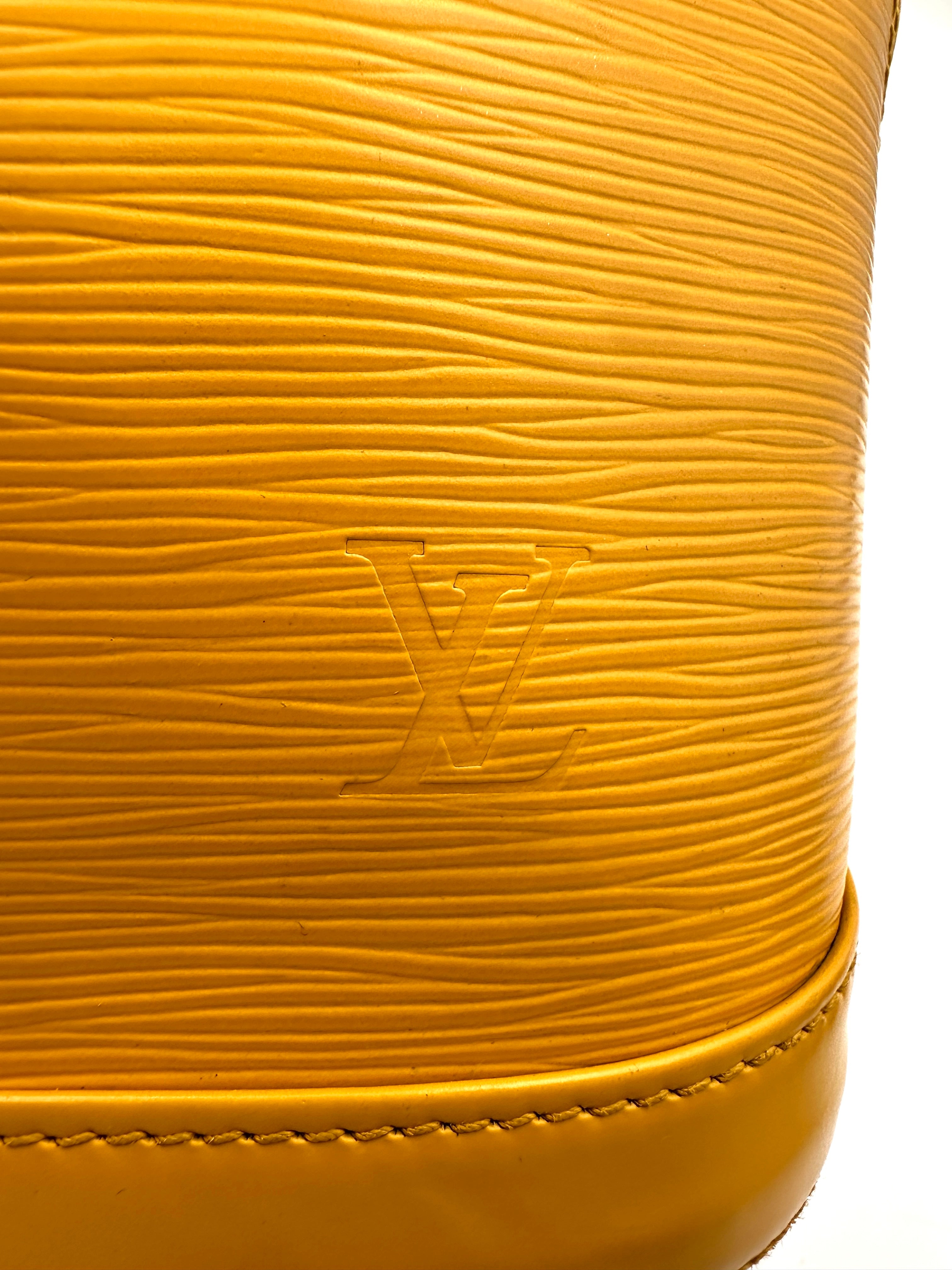 Louis Vuitton Alma Yellow Epi Leather Handle Bag LV2657