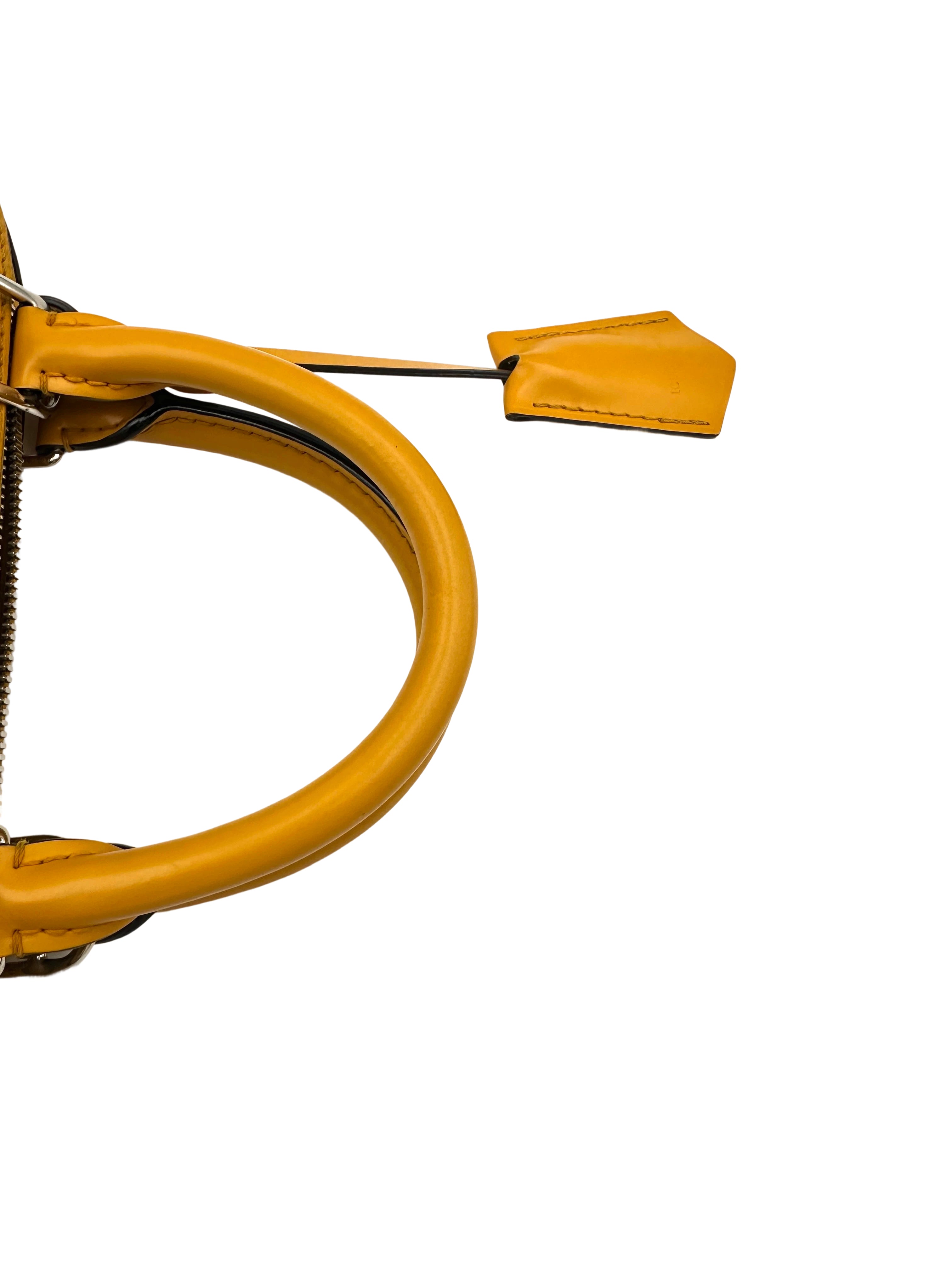 Louis Vuitton Alma Yellow Epi Leather Handle Bag LV2657