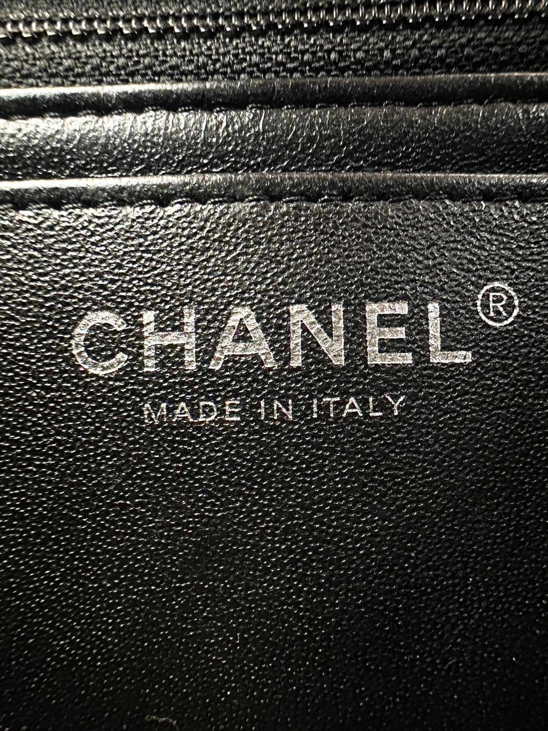 Chanel Black Chevron Quilted Lambskin Flap Bag With Silver Buckle(30***81) CC1911