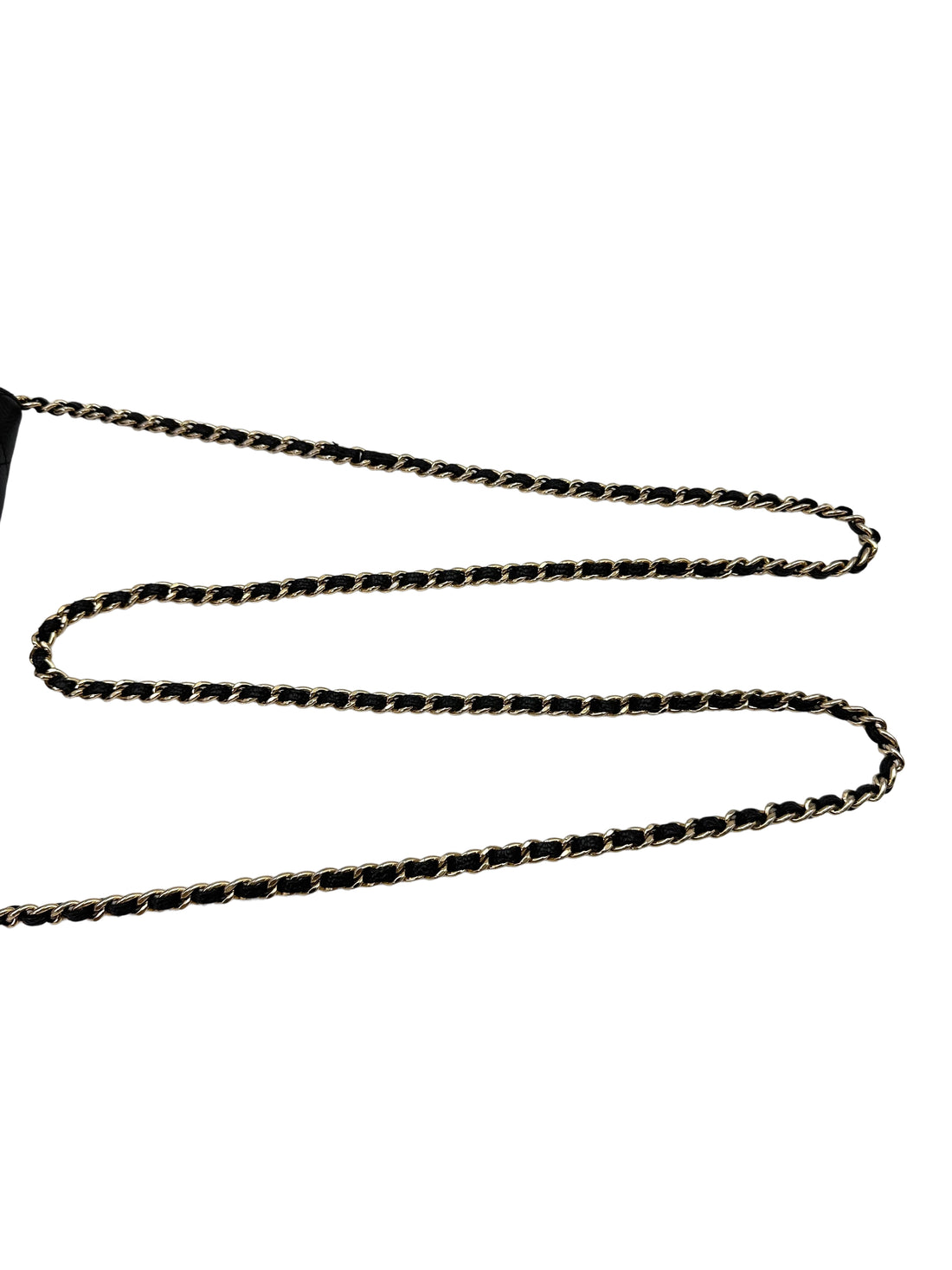 Chanel Black Quilted Leather Wallet On Chain(17***69) IRIS215