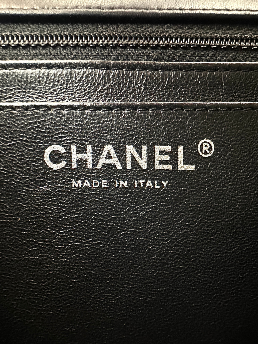 Chanel Classic Flap Black Quilted Leather Medium Size Flap Bag With Crystal Charms(19***27) IRIS216