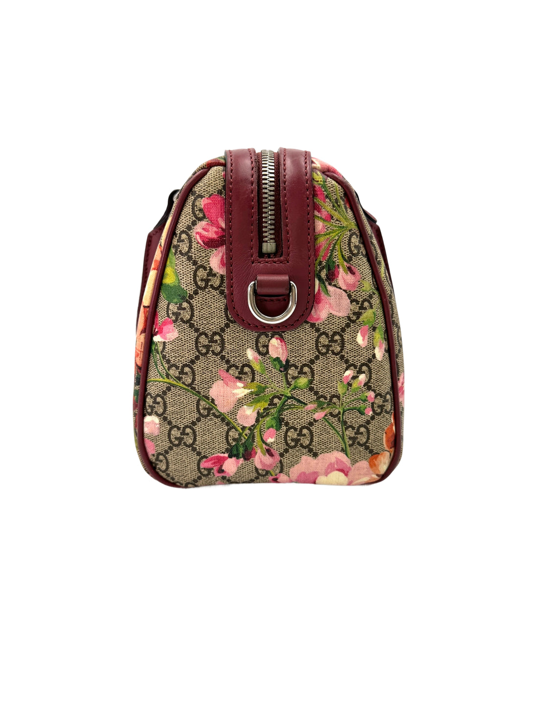 Gucci GG Supreme Blooms Floral Print Boston Bag GG936