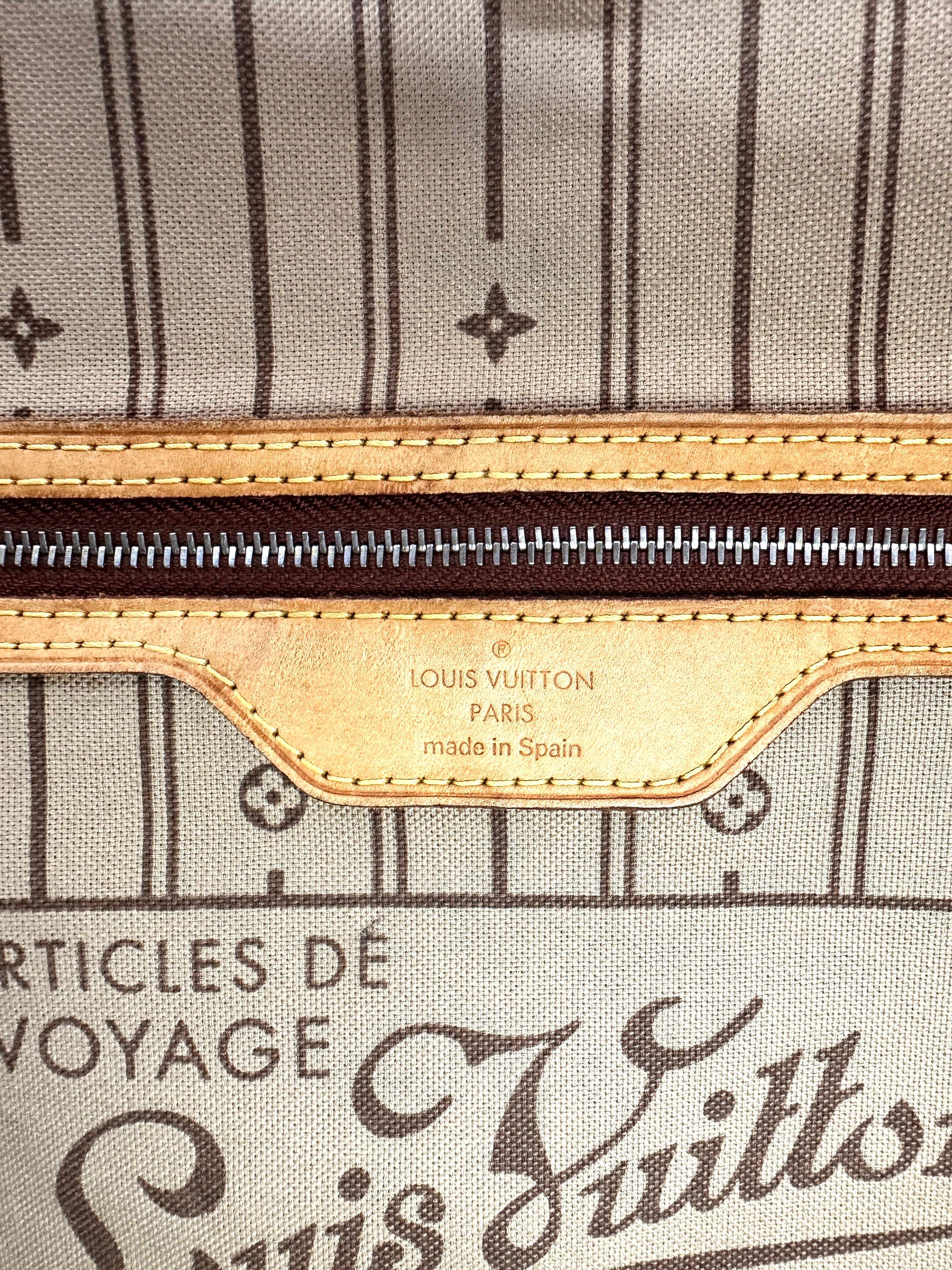 Louis Vuitton Neverfull Monogram Canvas Shoulder Bag LV2644