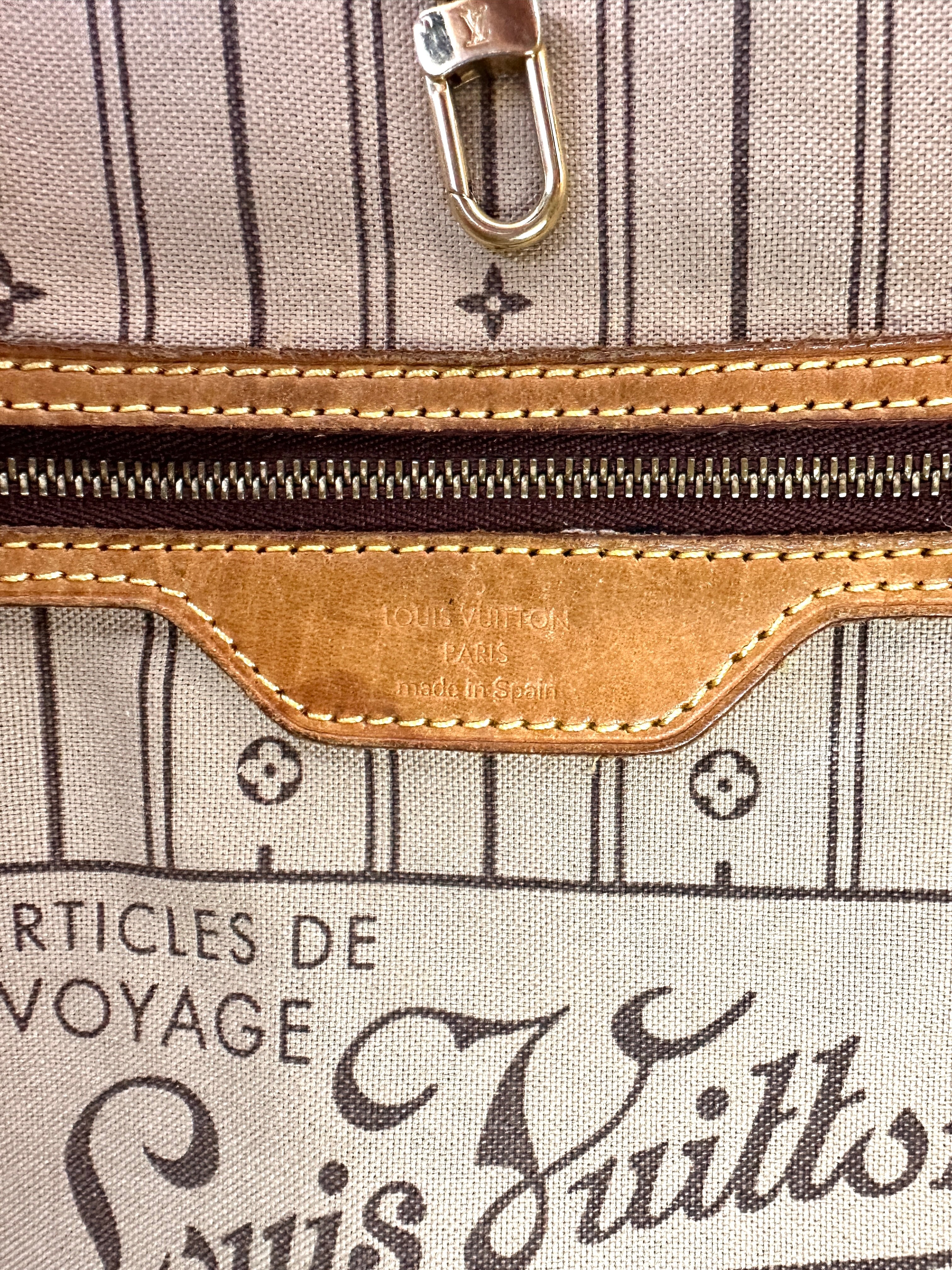 Louis Vuitton Neverfull Monogram Canvas Shoulder Bag LV2649