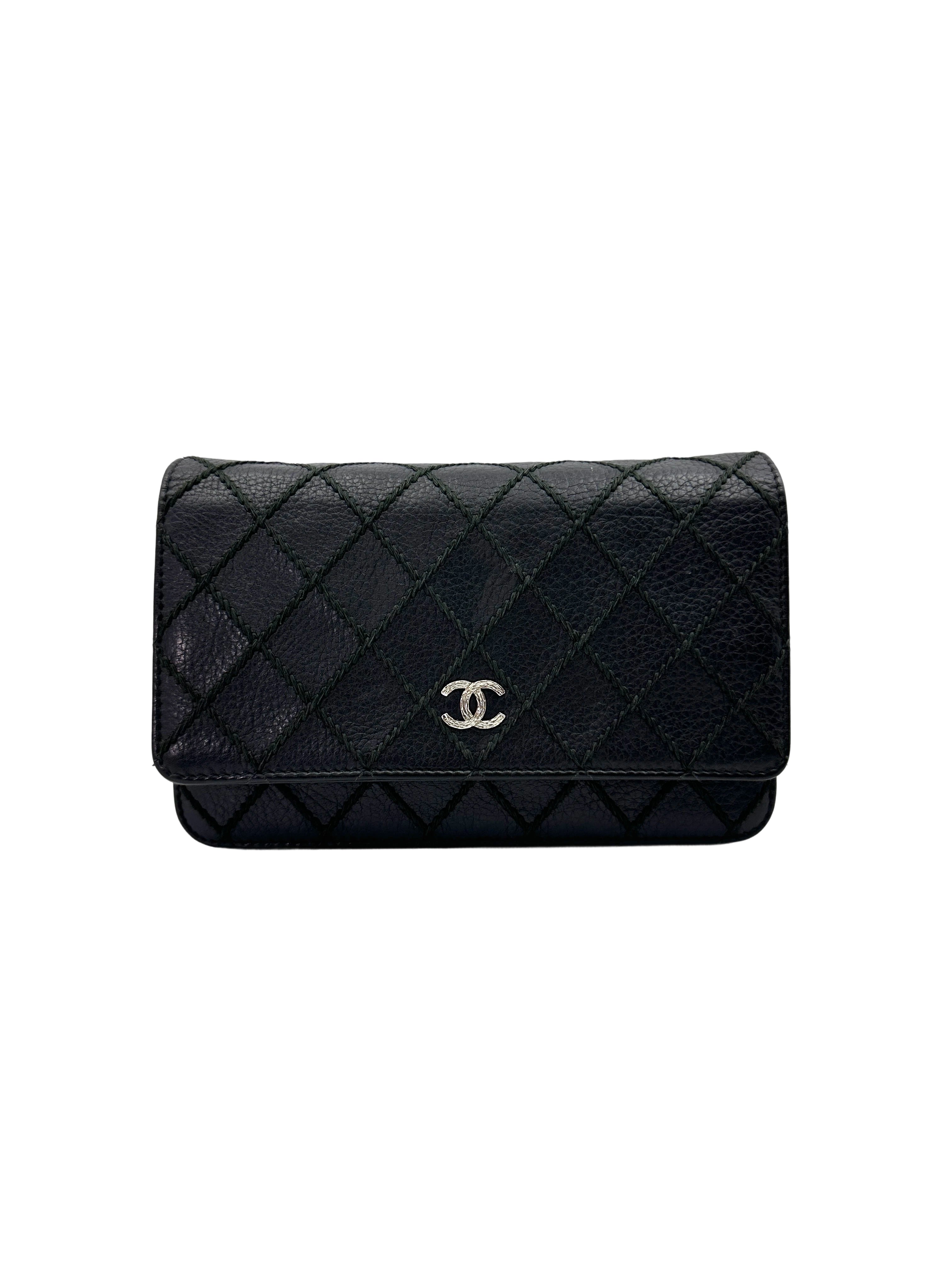 Chanel Black Quilted Leather Wallet On Chain(19***16) CC1907