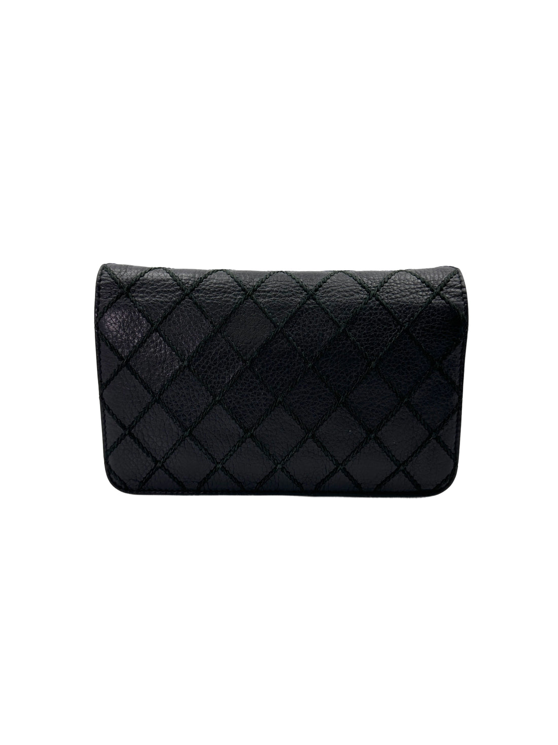 Chanel Black Quilted Leather Wallet On Chain(19***16) CC1907