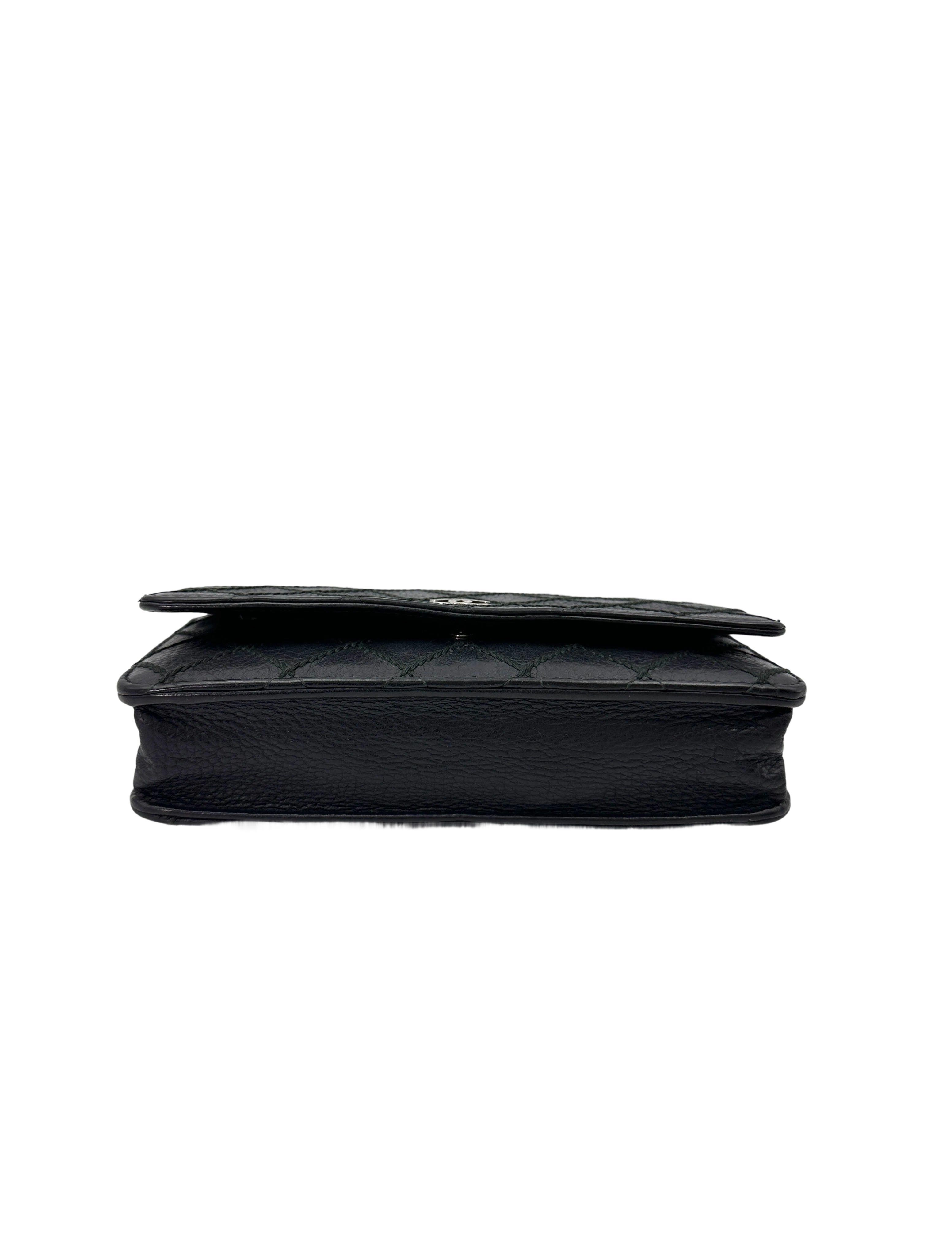 Chanel Black Quilted Leather Wallet On Chain(19***16) CC1907