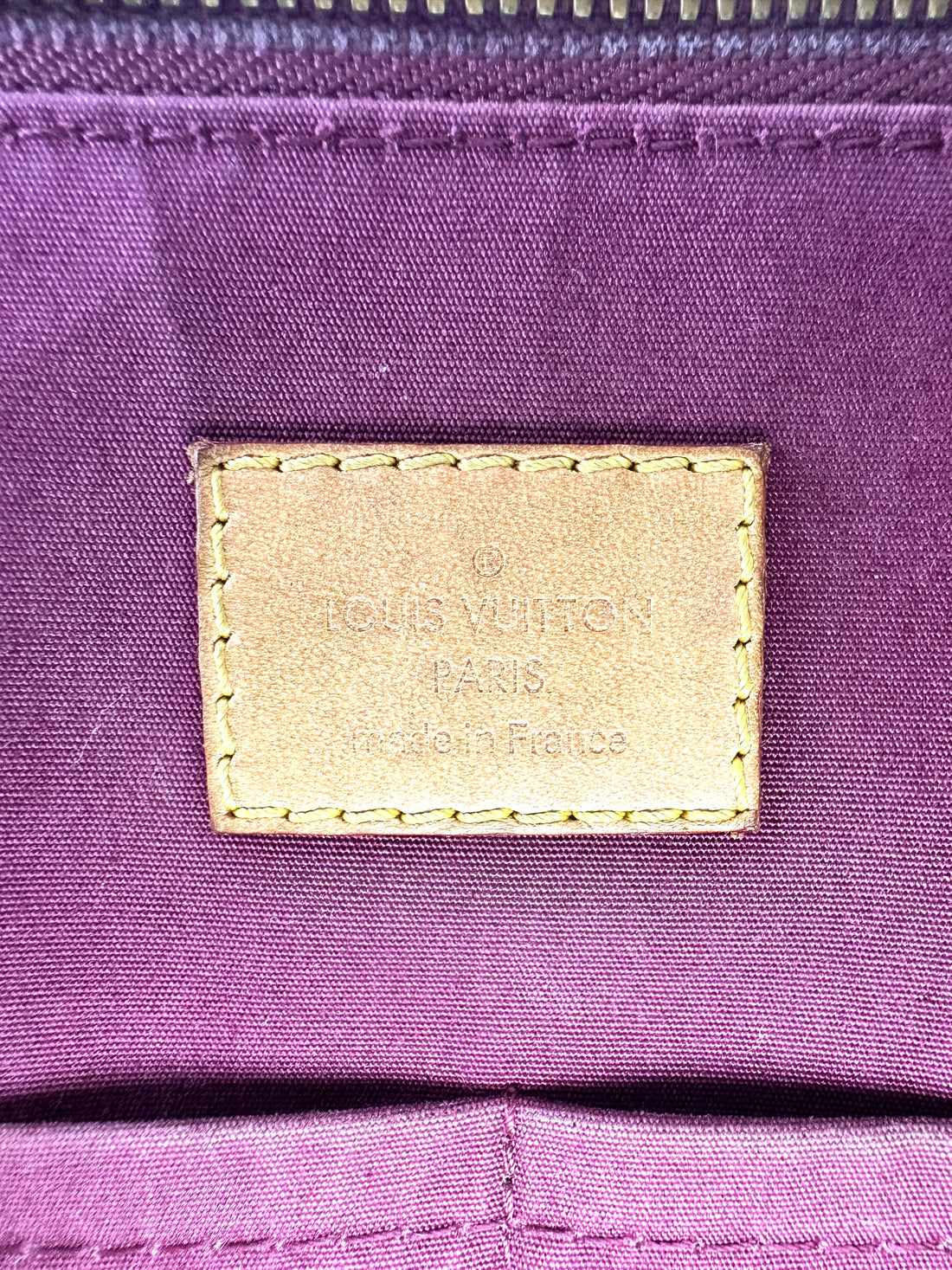 Louis Vuitton Alma Drak Red Monogram Vernis Leather Handle Bag LV2654