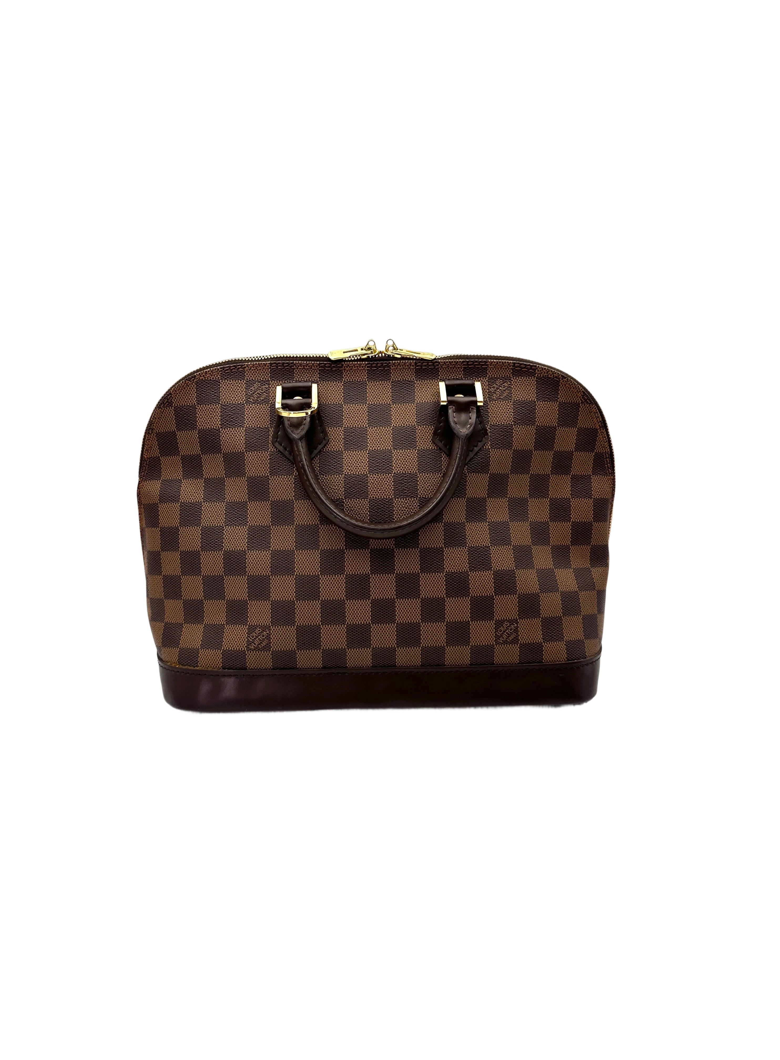 Louis Vuitton Alma Damier Ebene Handle Bag LV2659