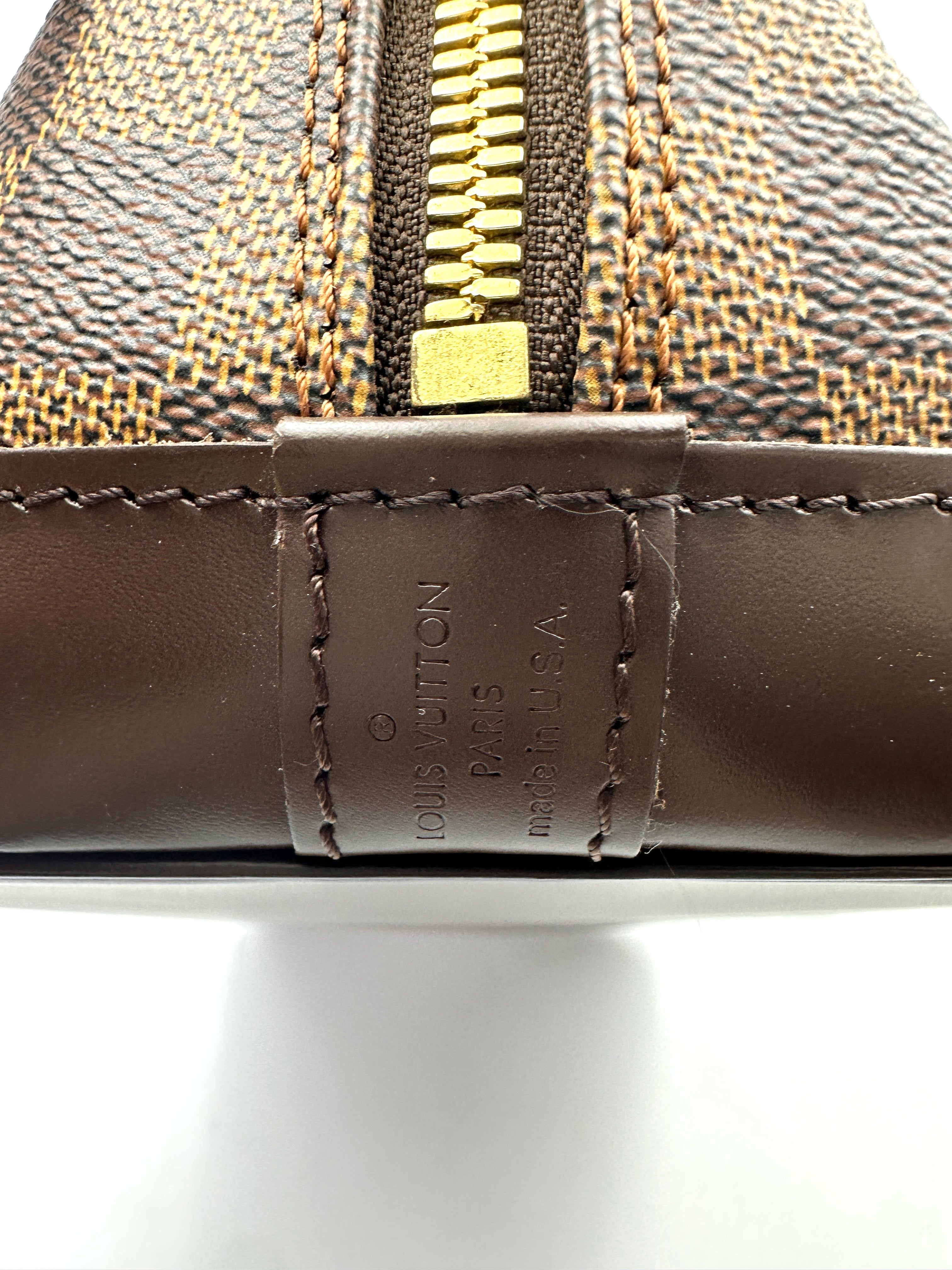 Louis Vuitton Alma Damier Ebene Handle Bag LV2659