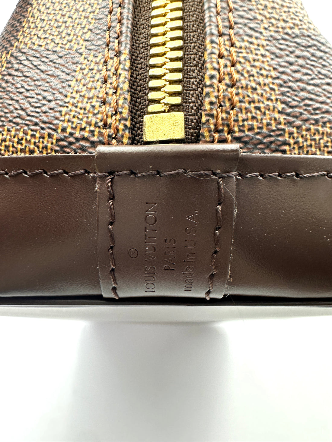 Louis Vuitton Alma Damier Ebene Handle Bag LV2659