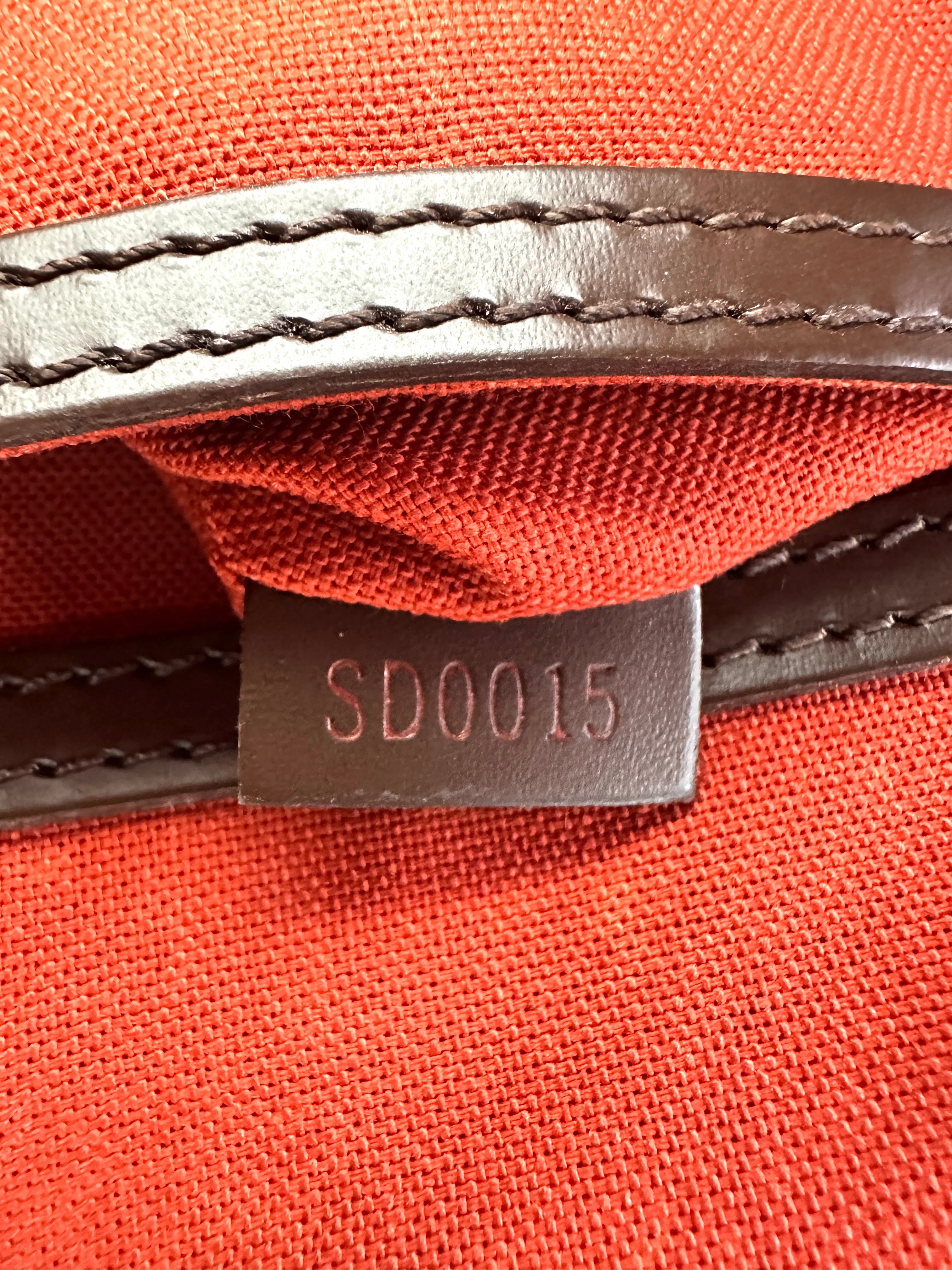 Louis Vuitton Alma Damier Ebene Handle Bag LV2659