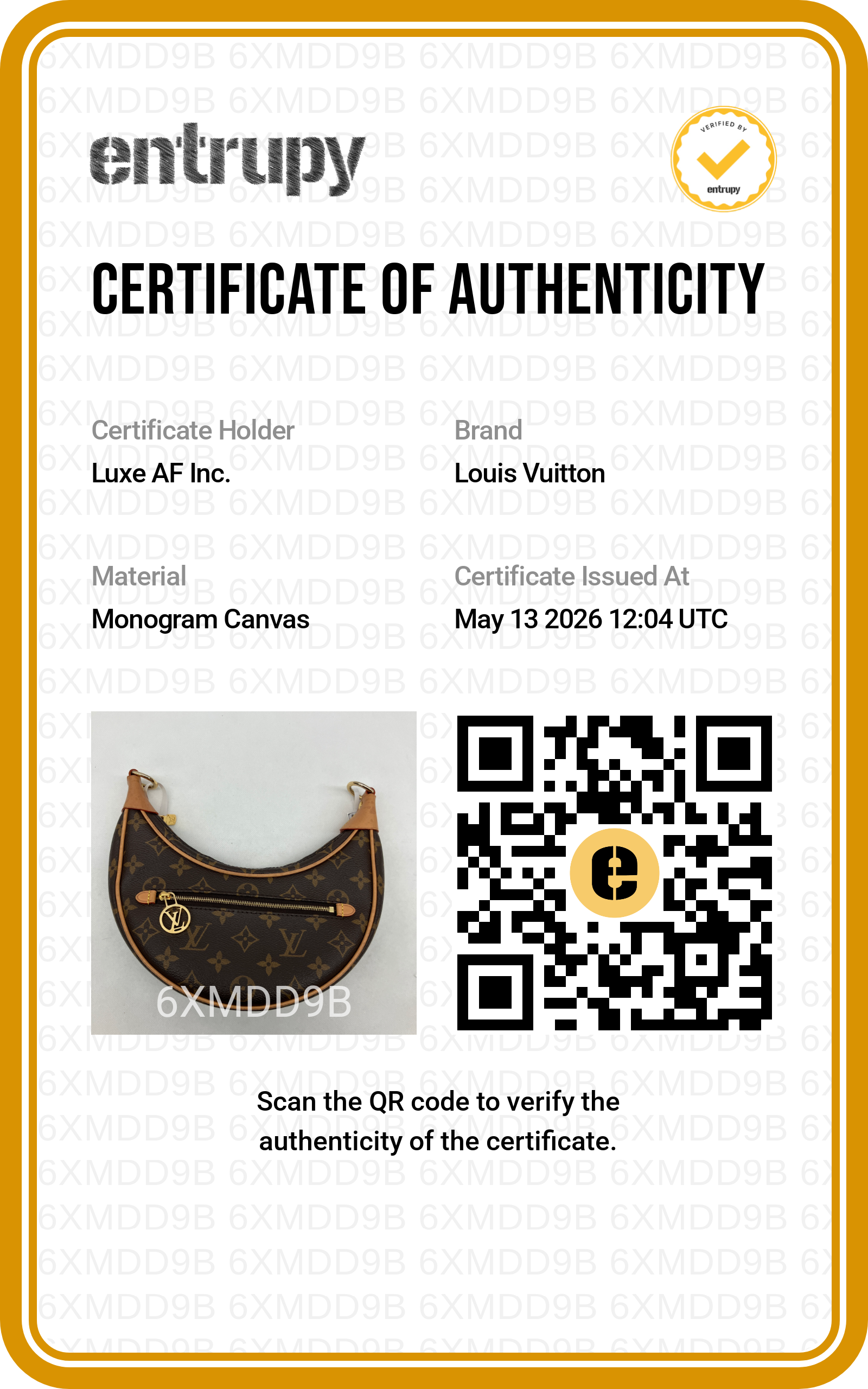 Louis Vuitton Loop Monogram Canvas Shoulder Bag LV2667