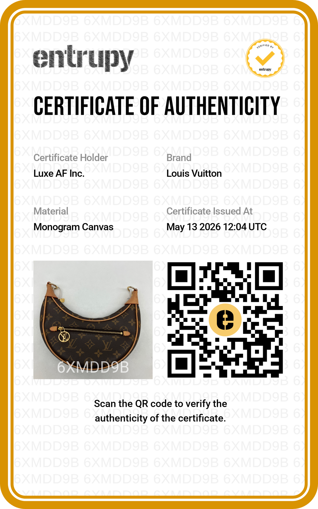 Louis Vuitton Loop Monogram Canvas Shoulder Bag LV2667