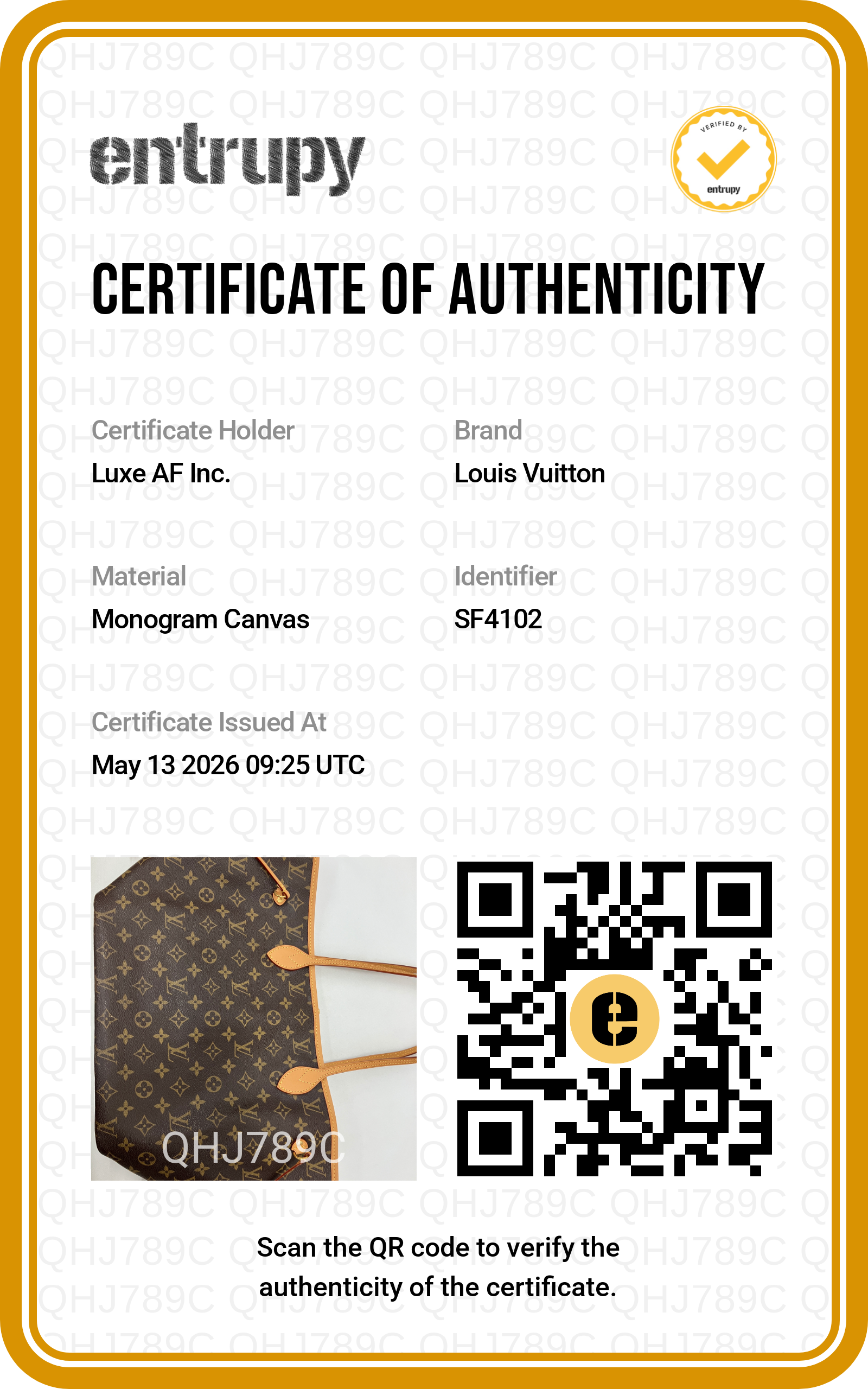 Louis Vuitton Neverfull Monogram Canvas Shoulder Bag LV2644