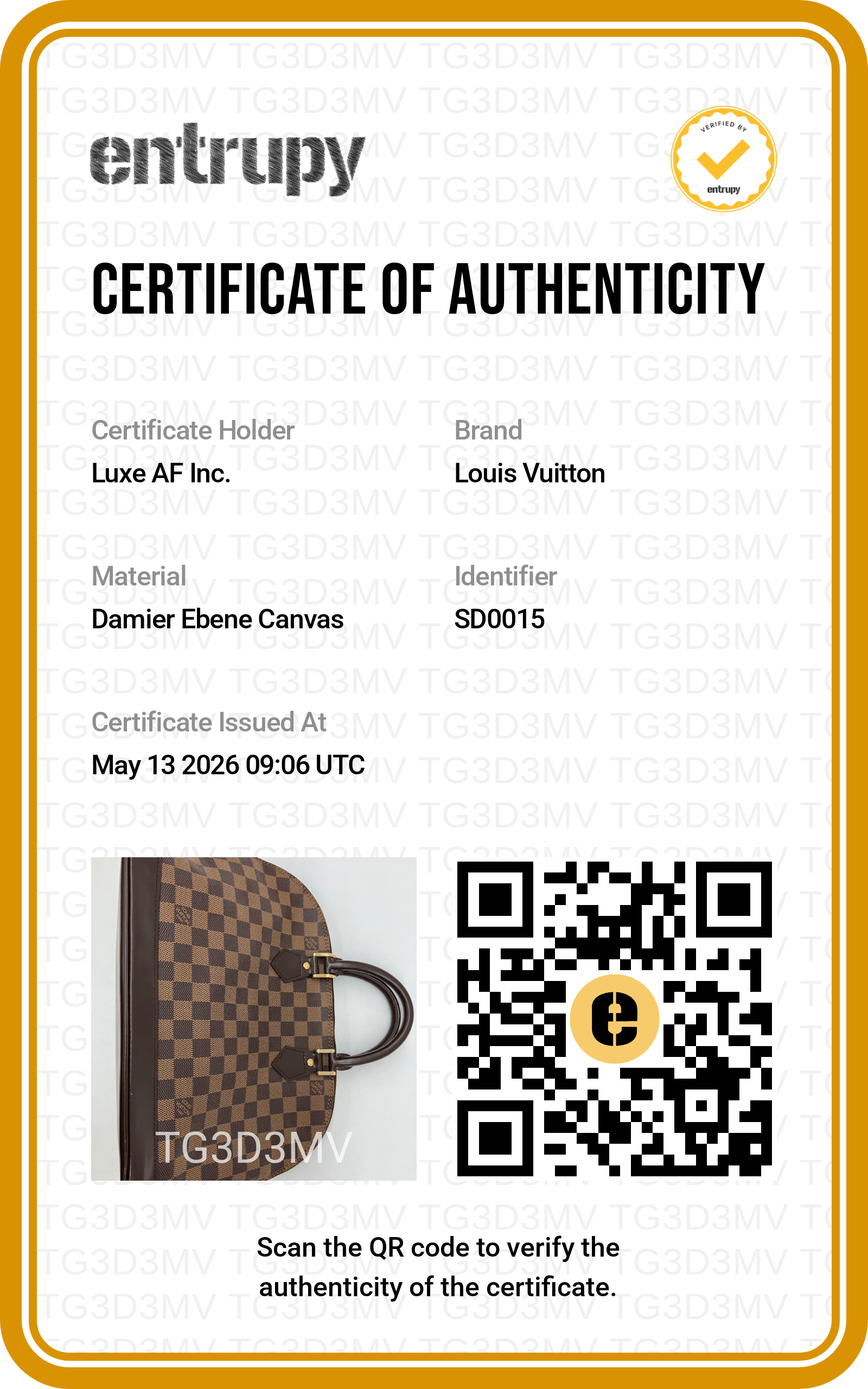 Louis Vuitton Alma Damier Ebene Handle Bag LV2659