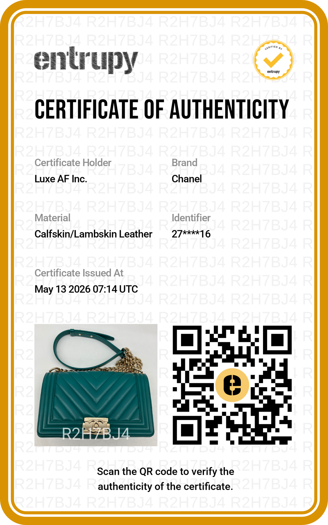 Chanel LeBoy Blue Chevron Quilted Leather Medium Size Flap Bag With Gold Buckle(27***16) IRIS217