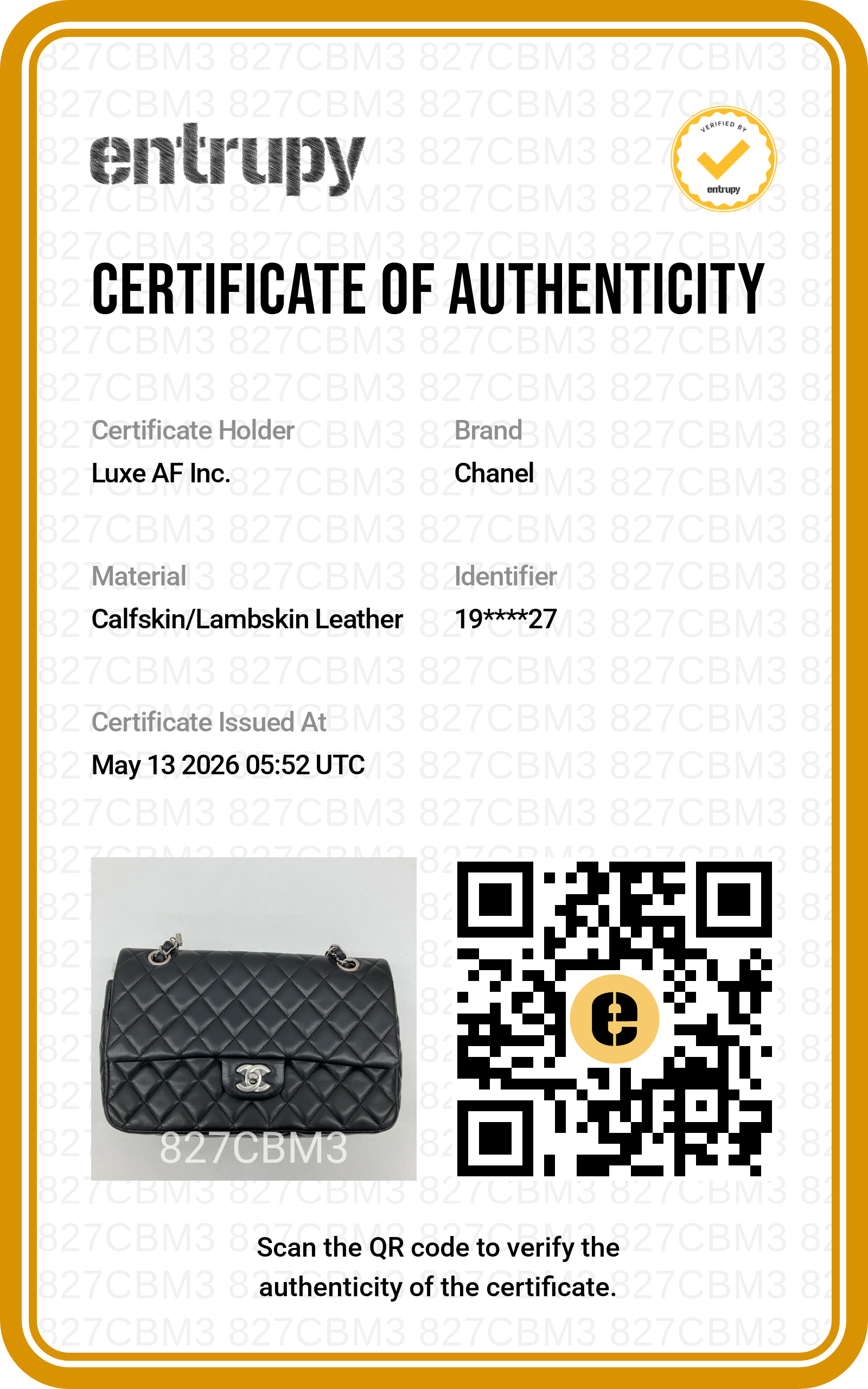 Chanel Classic Flap Black Quilted Leather Medium Size Flap Bag With Crystal Charms(19***27) IRIS216