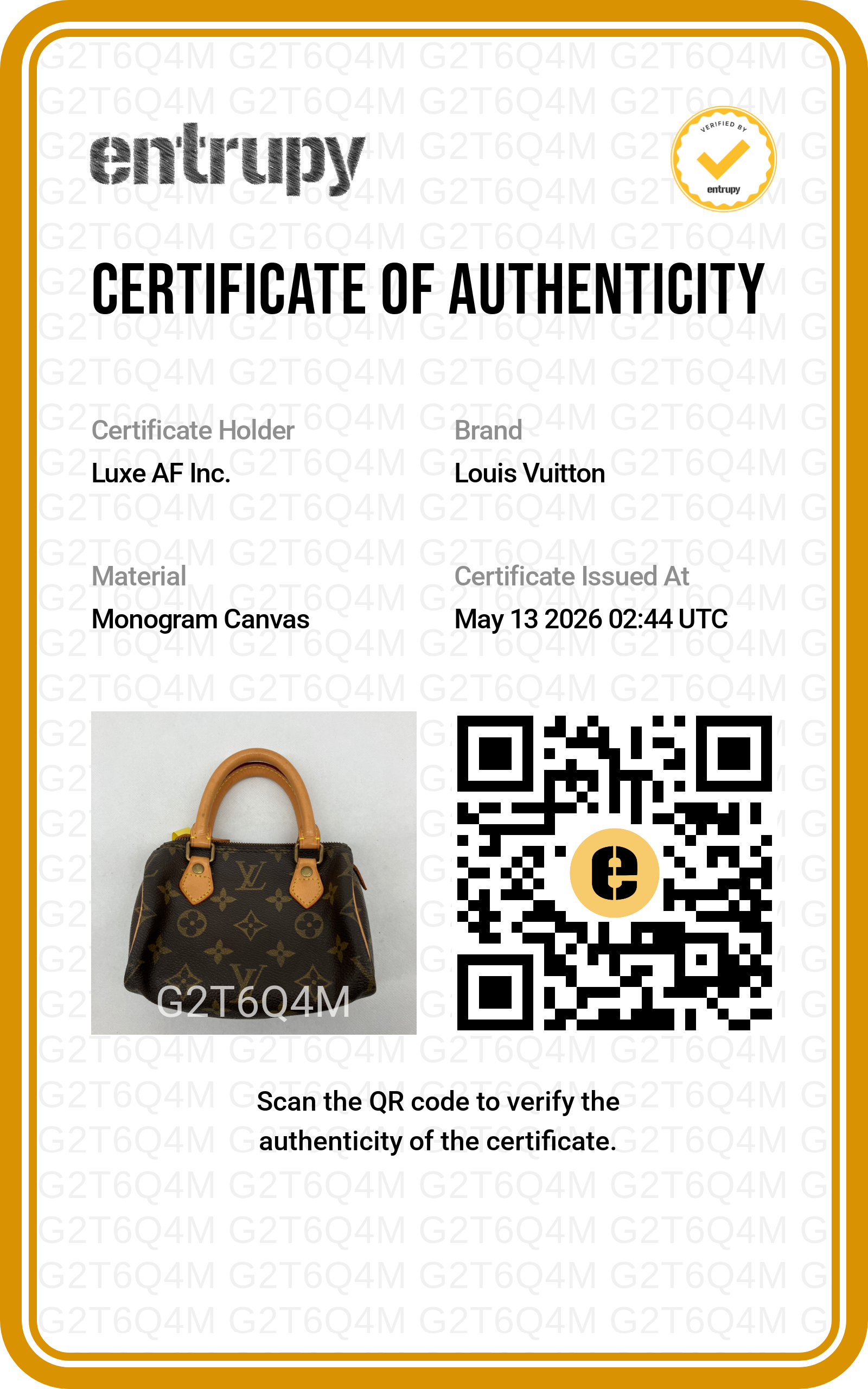 Louis Vuitton Speedy Monogram Canvas Mini Handle Bag LV2646
