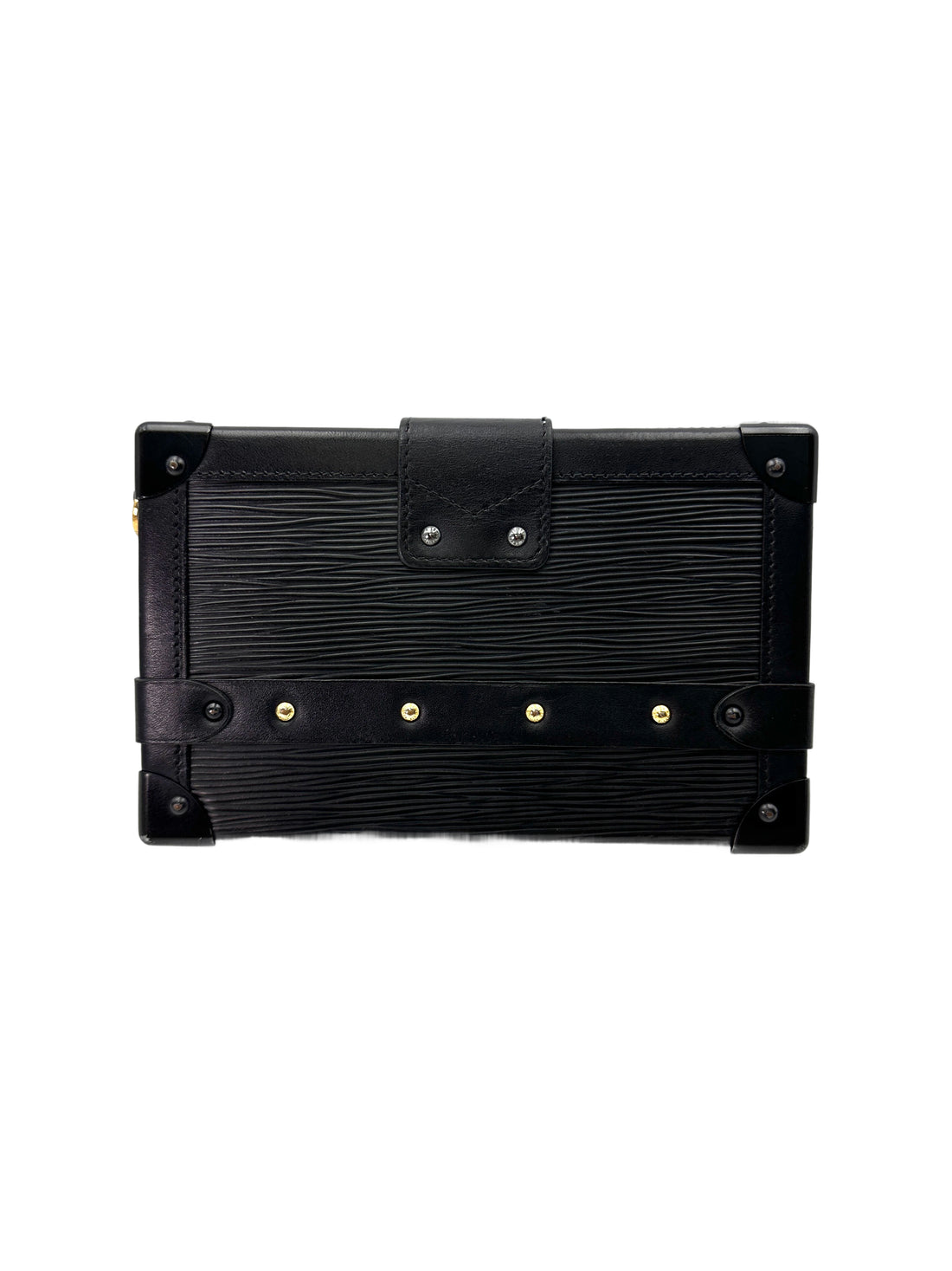 Louis Vuitton Petite Malle Black Epi Leather Shoulder Bag LV2672