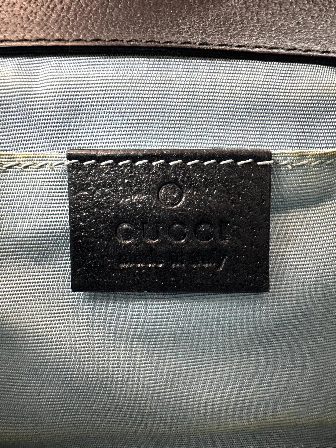 Gucci Padlock Bee Star Black Leather Shoulder Bag GG935