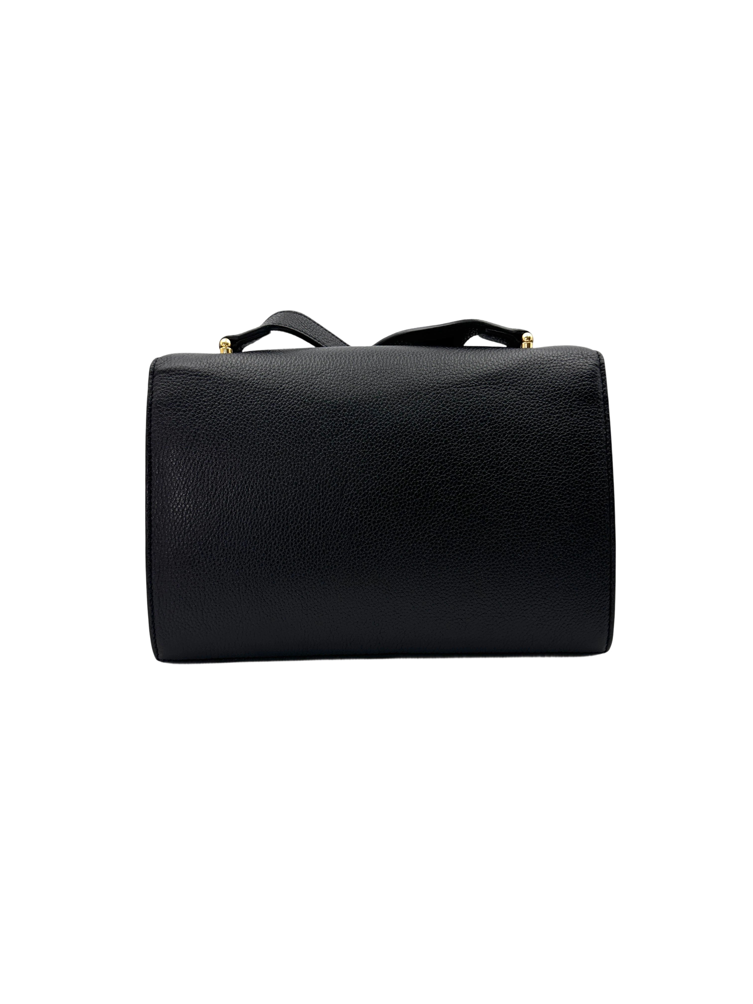 Gucci Zumi Black Leather Shoulder Bag GG937