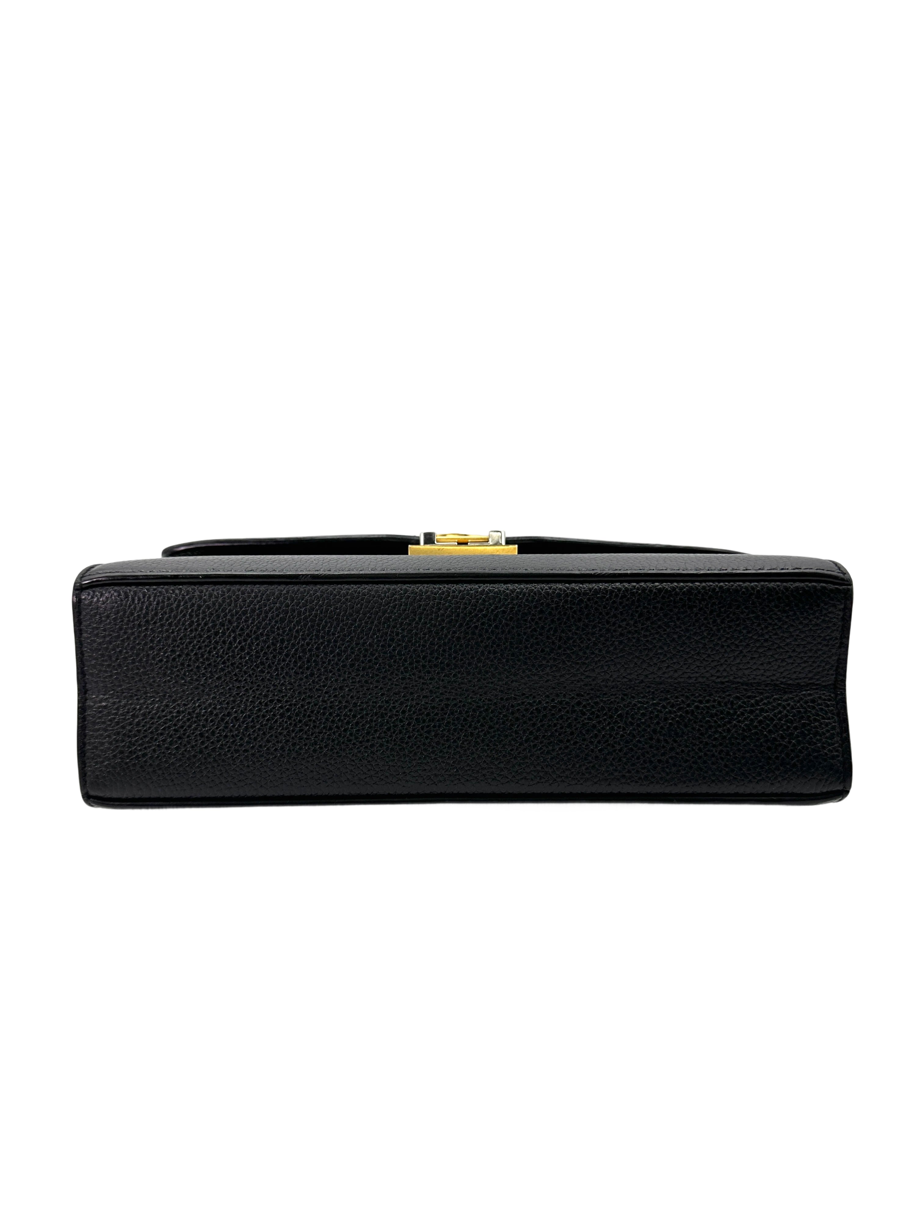 Gucci Zumi Black Leather Shoulder Bag GG937