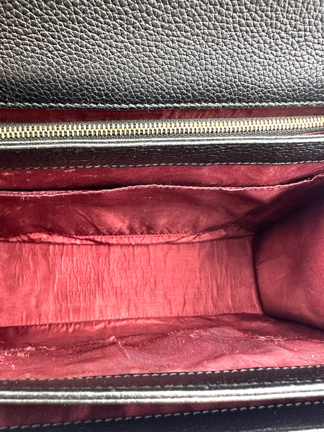 Gucci Zumi Black Leather Shoulder Bag GG937