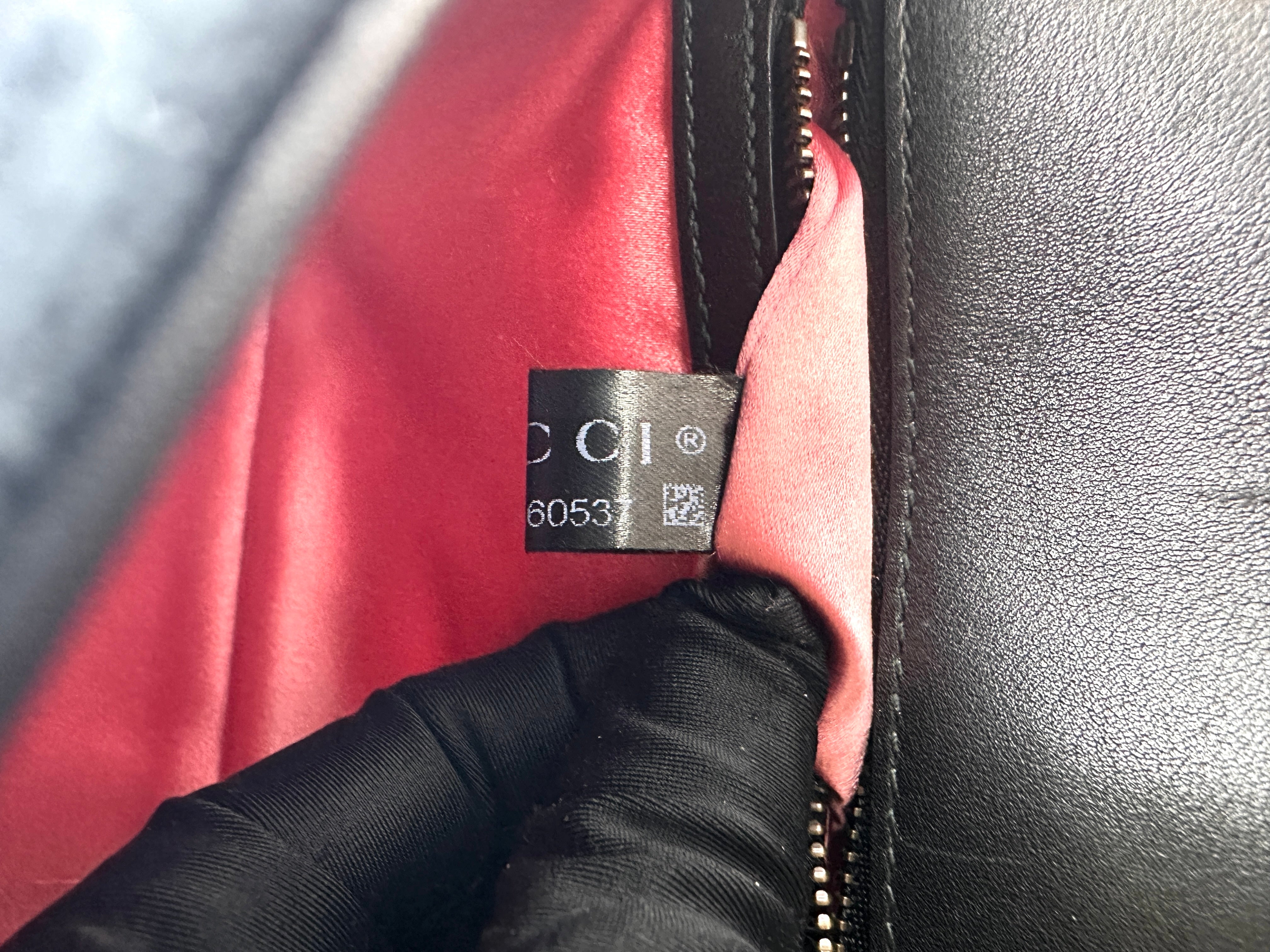 Gucci GG Marmont Black Velvet Shoulder Bag GG939