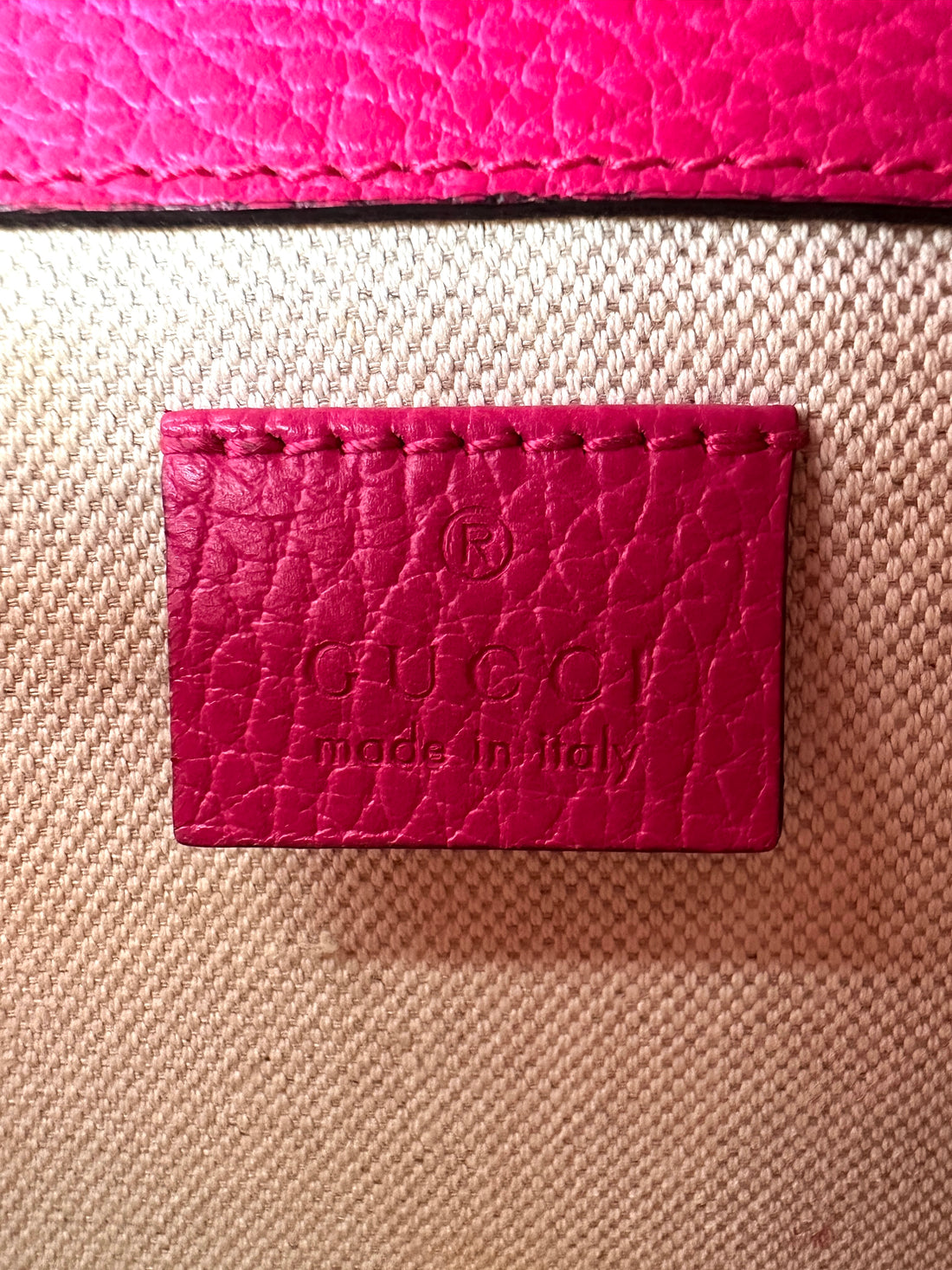 Gucci Dionysus Pink Leather Medium Size Shoulder Bag GG942