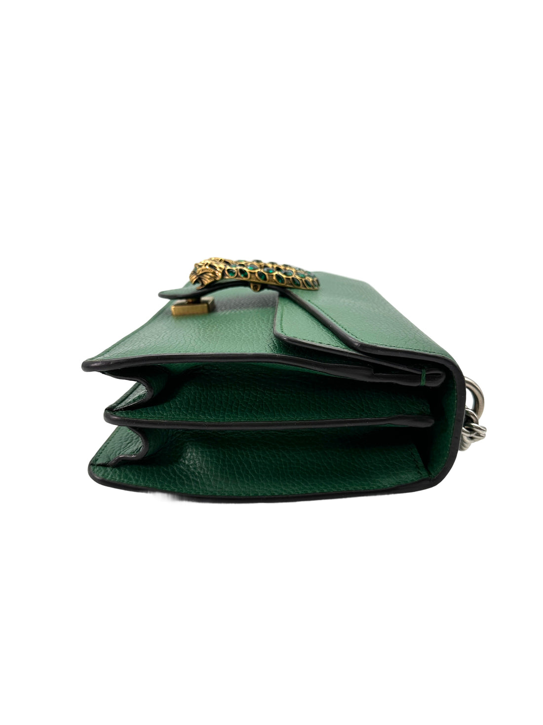 Gucci Dionysus Green Leather Medium Size Shoulder Bag GG938