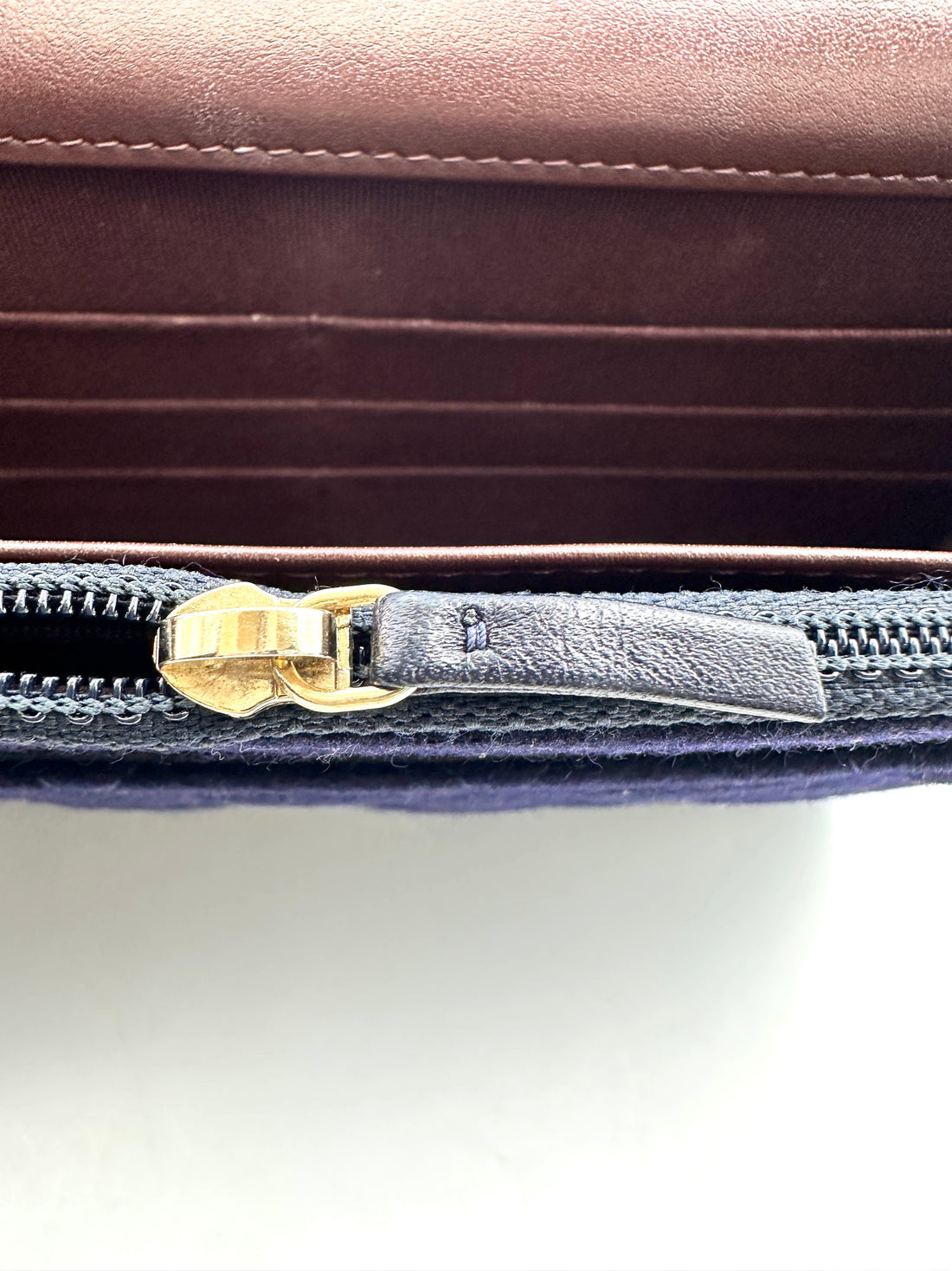 Chanel Paris-Hamburg Navy Quilted Felt Wallet On Chain With Nautical Charms(26***31) CC1917