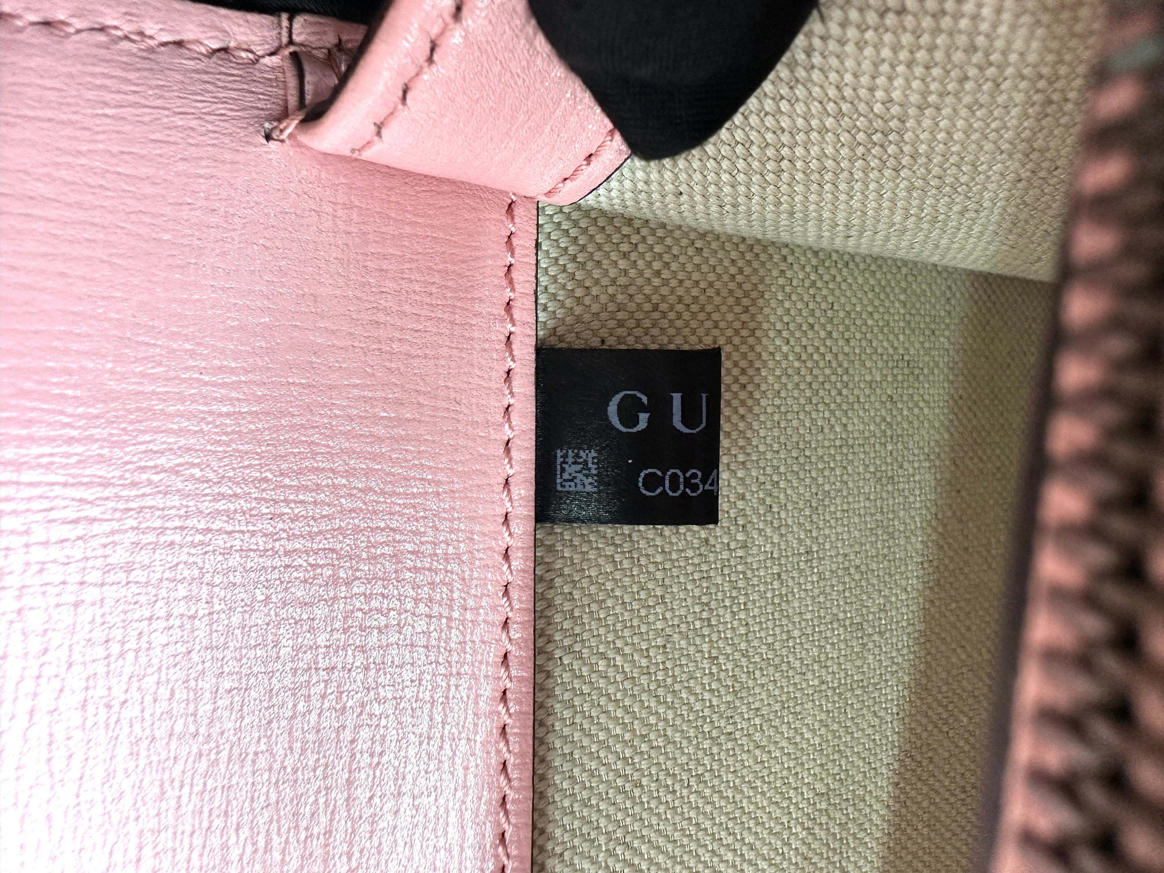 Gucci Dionysus Red/Pink Leather Medium Size Shoulder Bag GG944