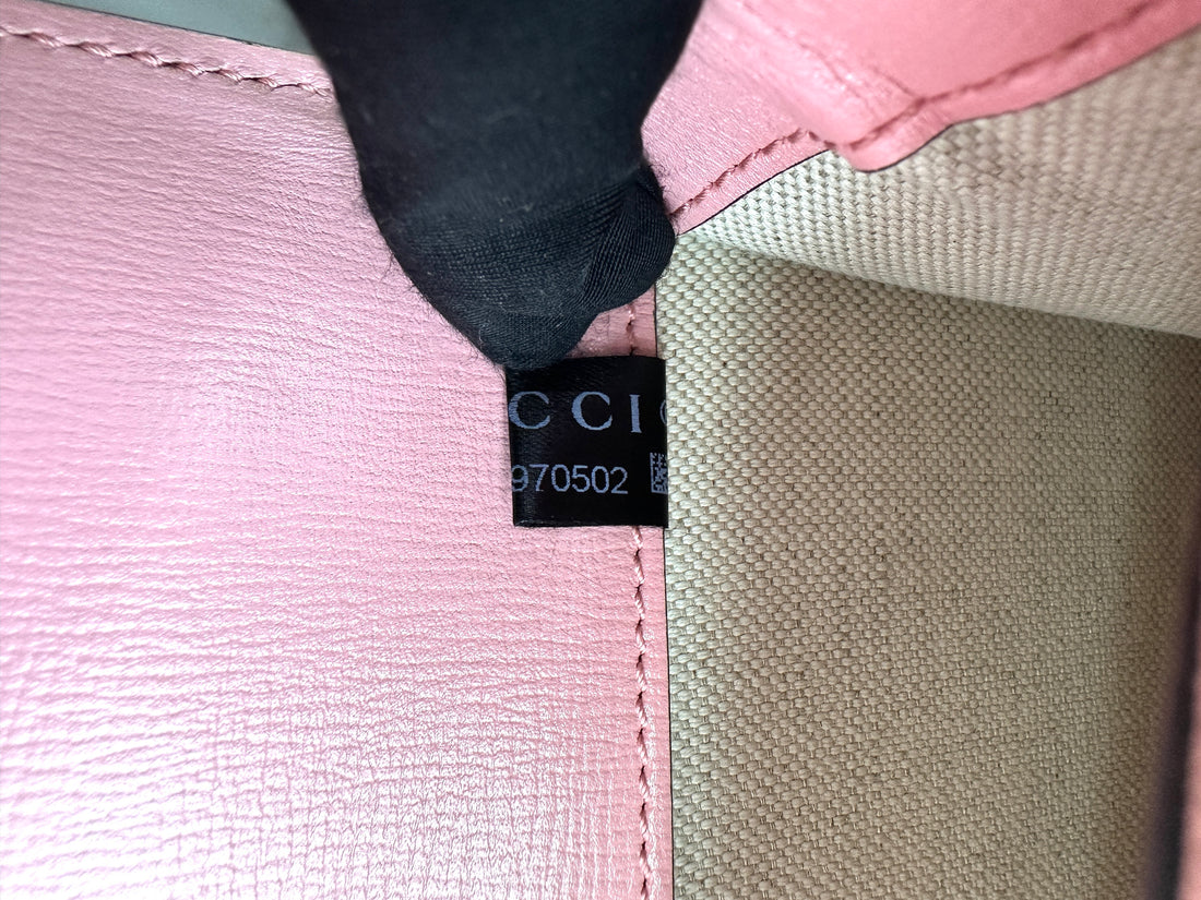 Gucci Dionysus Red/Pink Leather Medium Size Shoulder Bag GG944