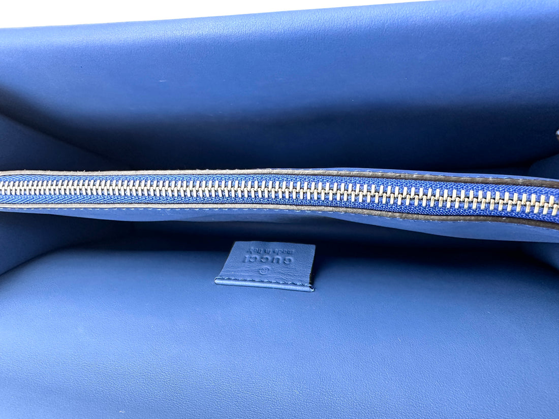 Gucci Dionysus Blue Suede Shoulder Bag GG940