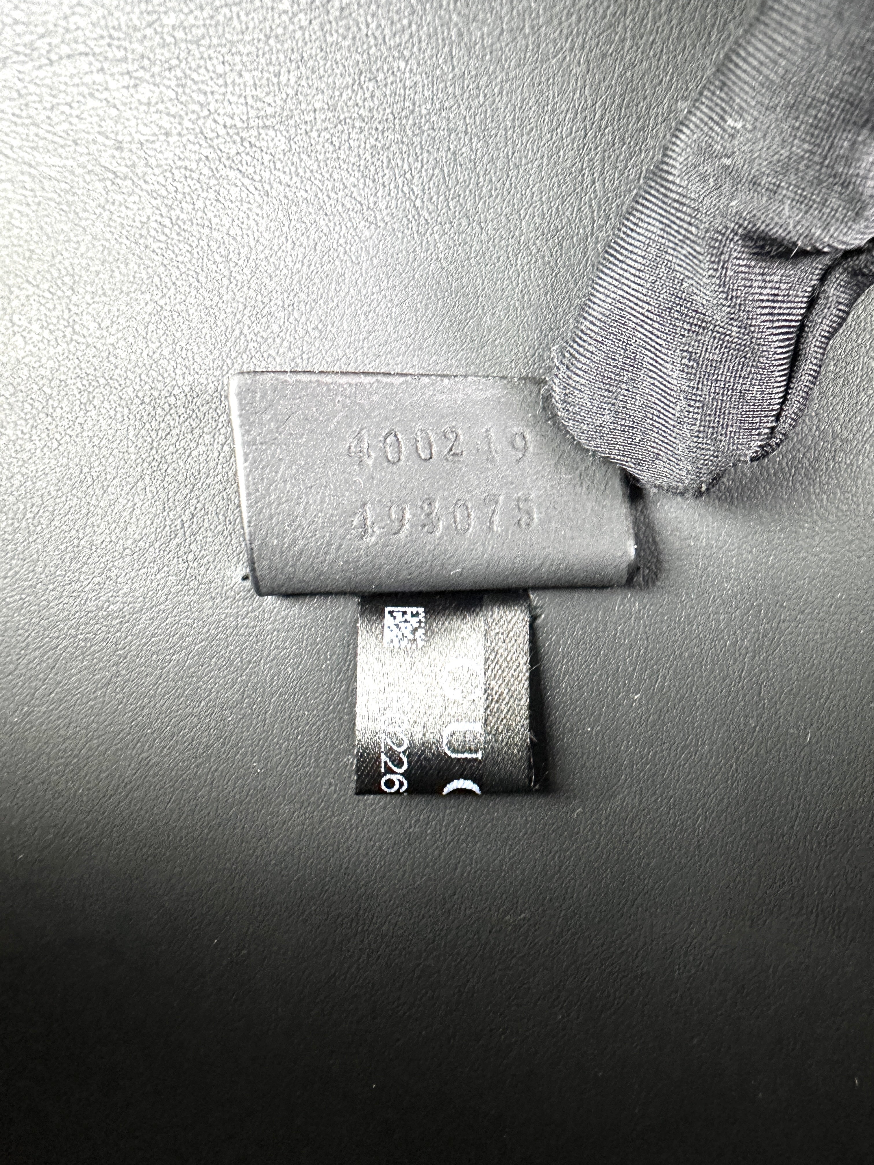 Gucci Dionysus GG Supreme Crystal Black Canvas Shoulder Bag GG945