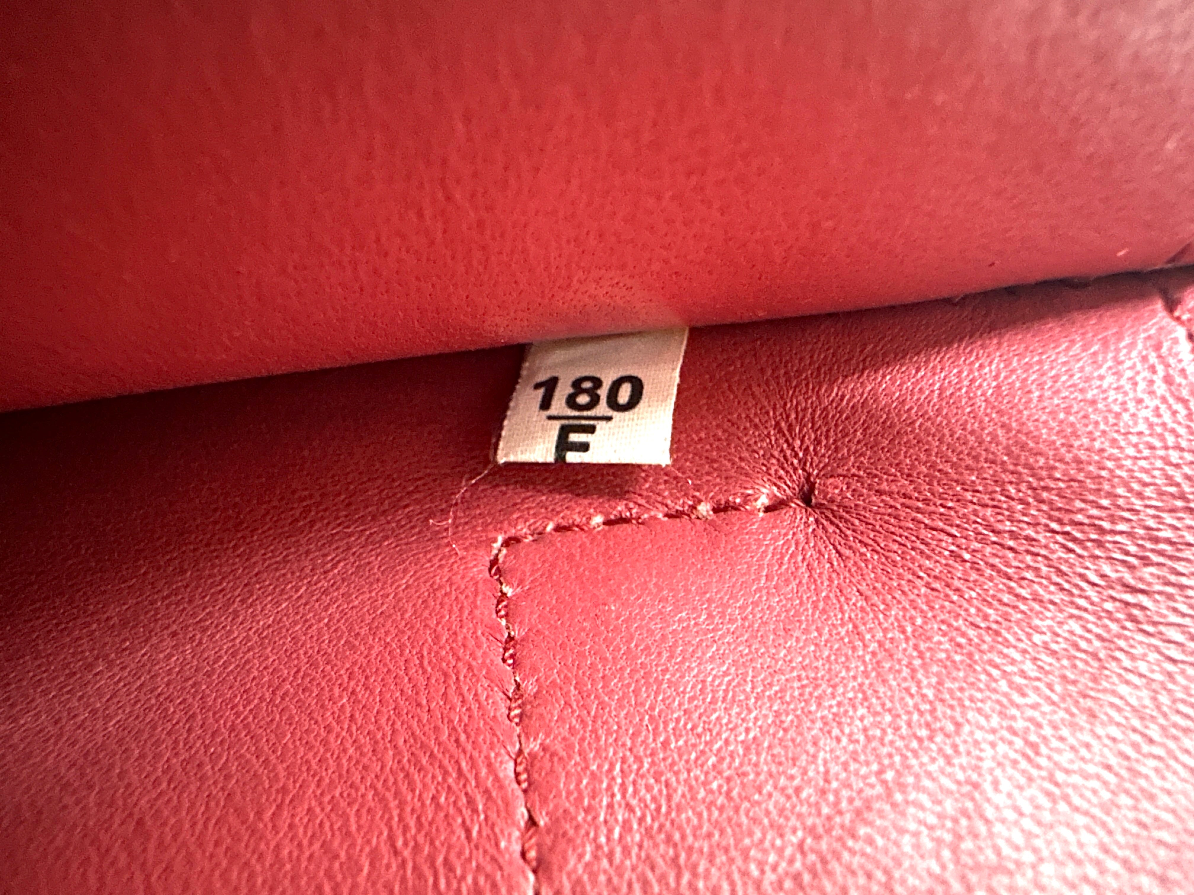 Prada Galleria Red Saffiano Leather Handle Bag PR313