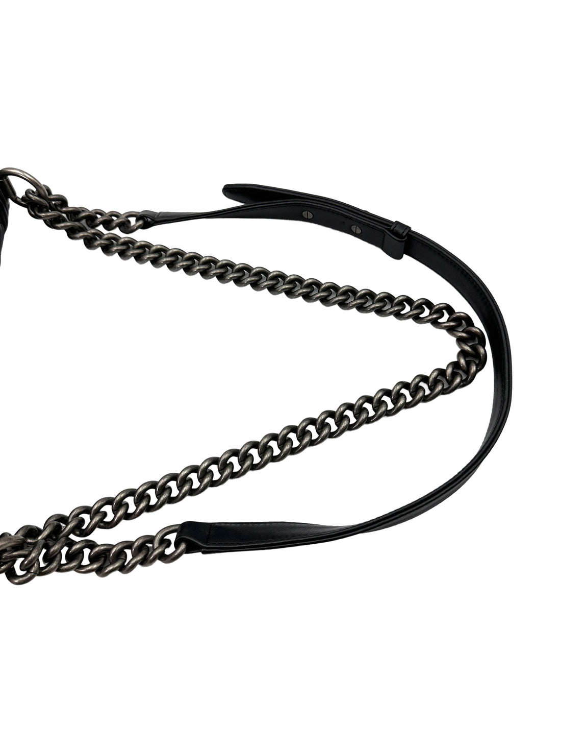 Chanel LeBoy Black Quilted Leather Medium Size Flap Bag With Silver Buckle(19***49) CC1921