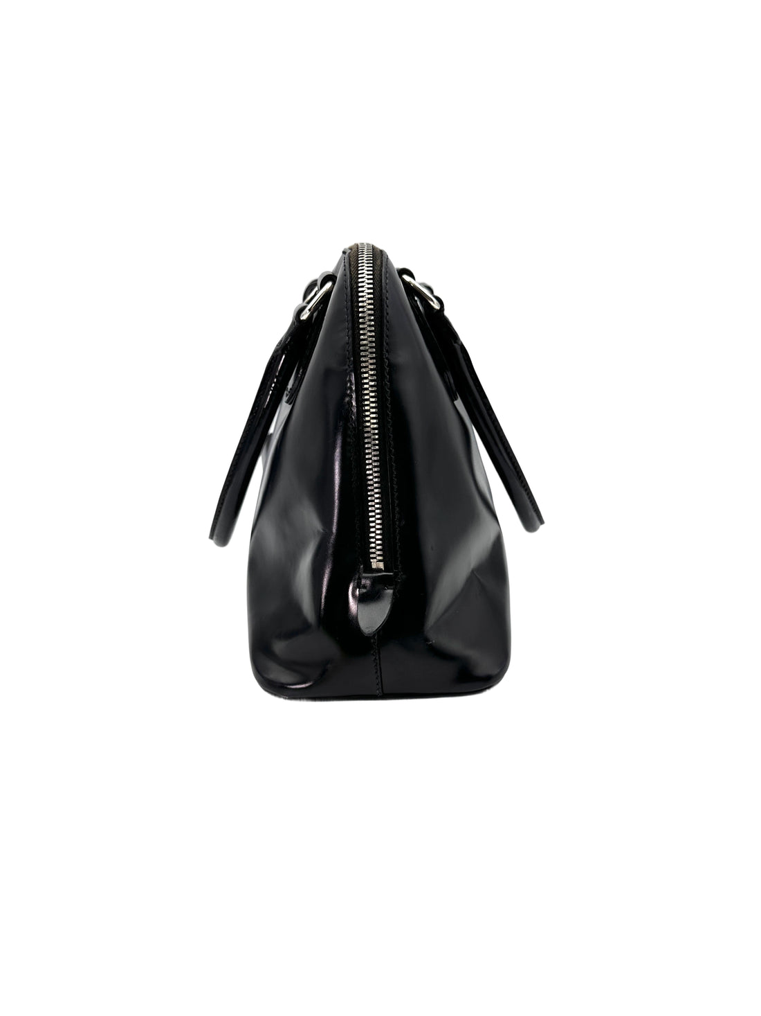 Prada Promenade Black Saffiano Leather Handle Bag PR314