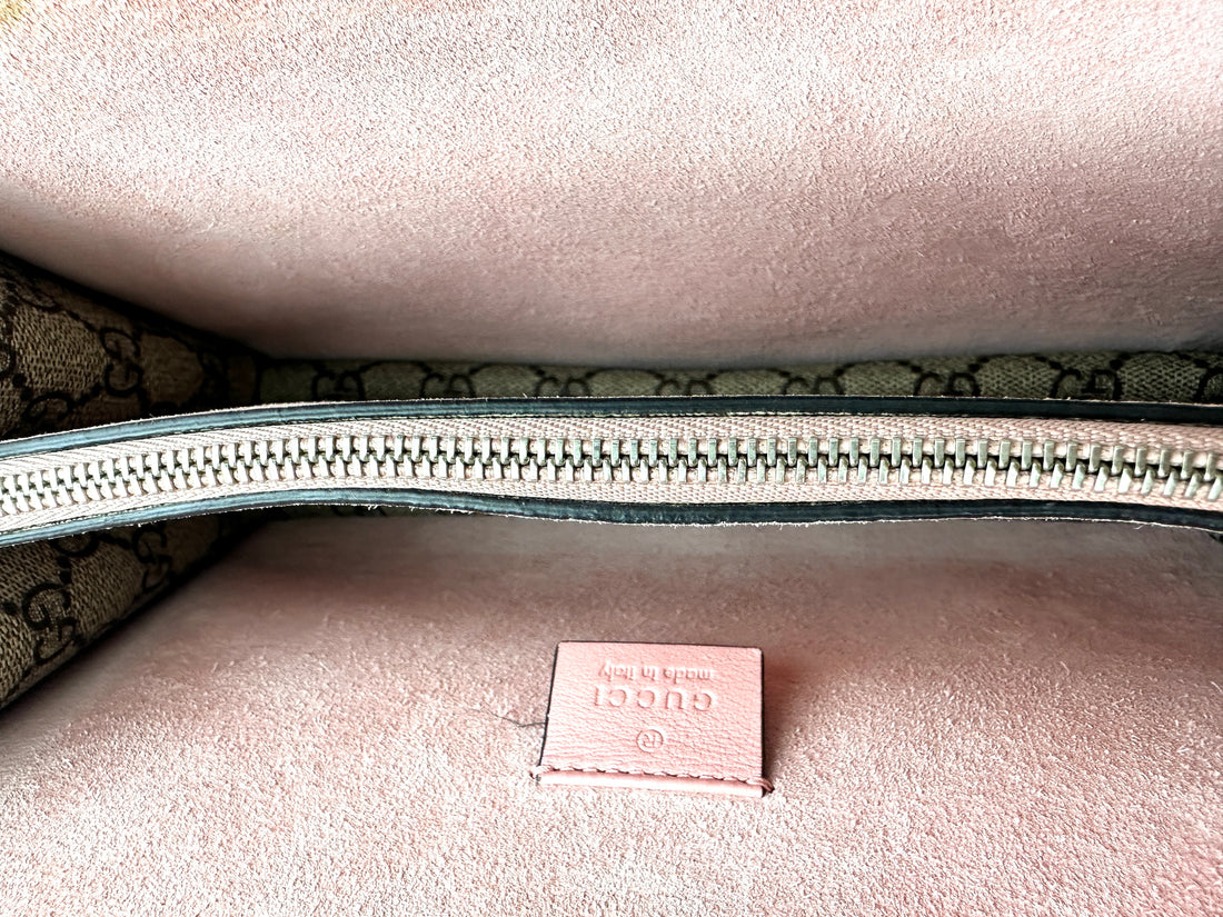 Gucci Dionysus GG Supreme Crystal Canvas Shoulder Bag GG948