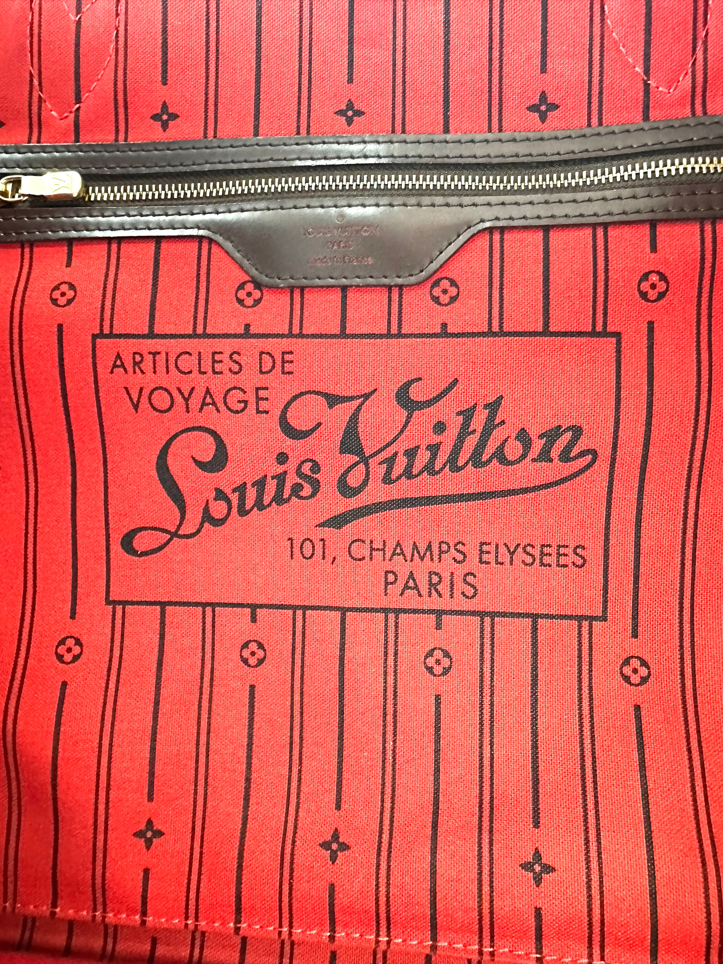 Louis Vuitton Neverfull Damier Ebene Handle Bag LV2678