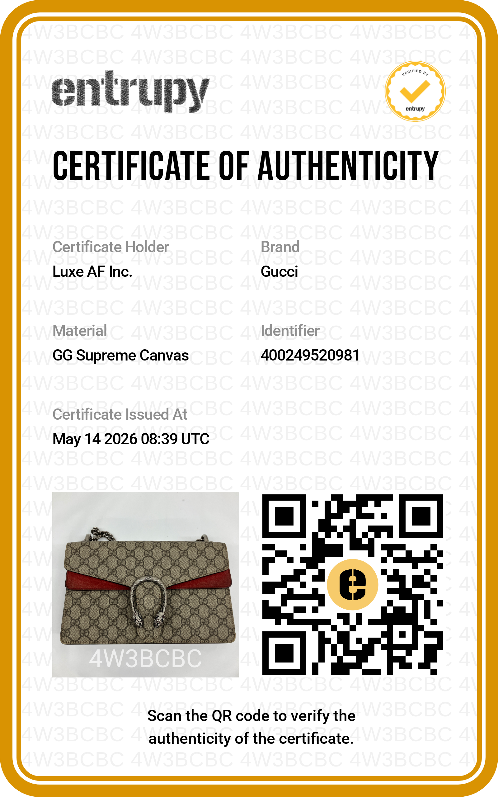 Gucci Dionysus GG Supreme Canvas Medium Size Shoulder Bag With Red Tirm GG947