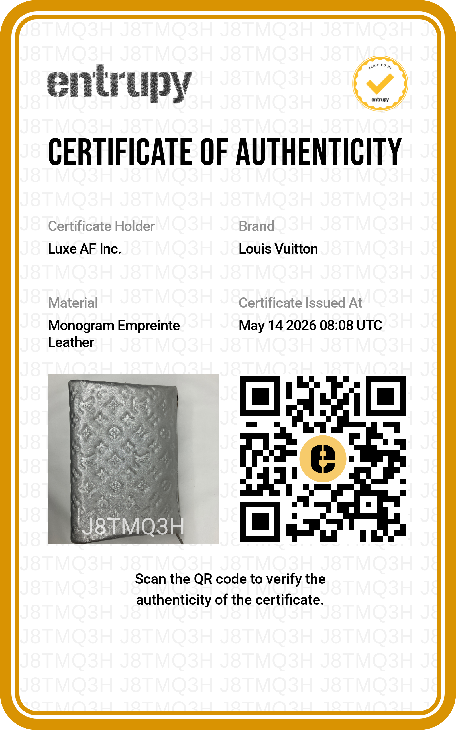 Louis Vuitton Coussin PM Silver Monogram Embossed Leather Shoulder Bag LV2676