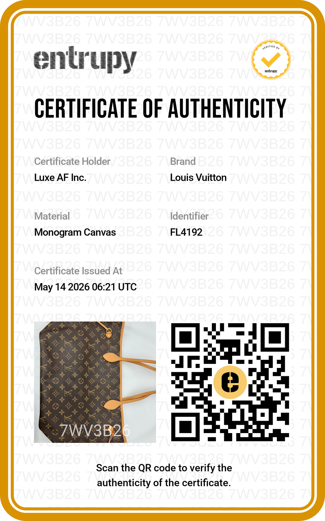 Louis Vuitton Neverfull Monogram Canvas Shoulder Bag LV2673