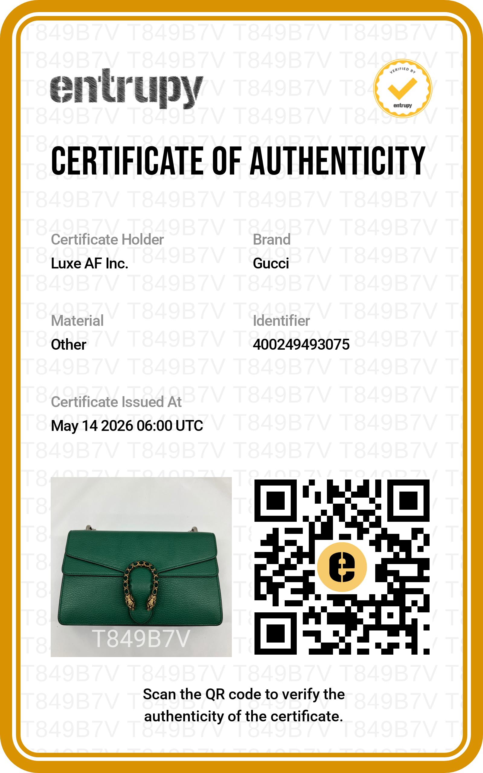 Gucci Dionysus Green Leather Medium Size Shoulder Bag GG938